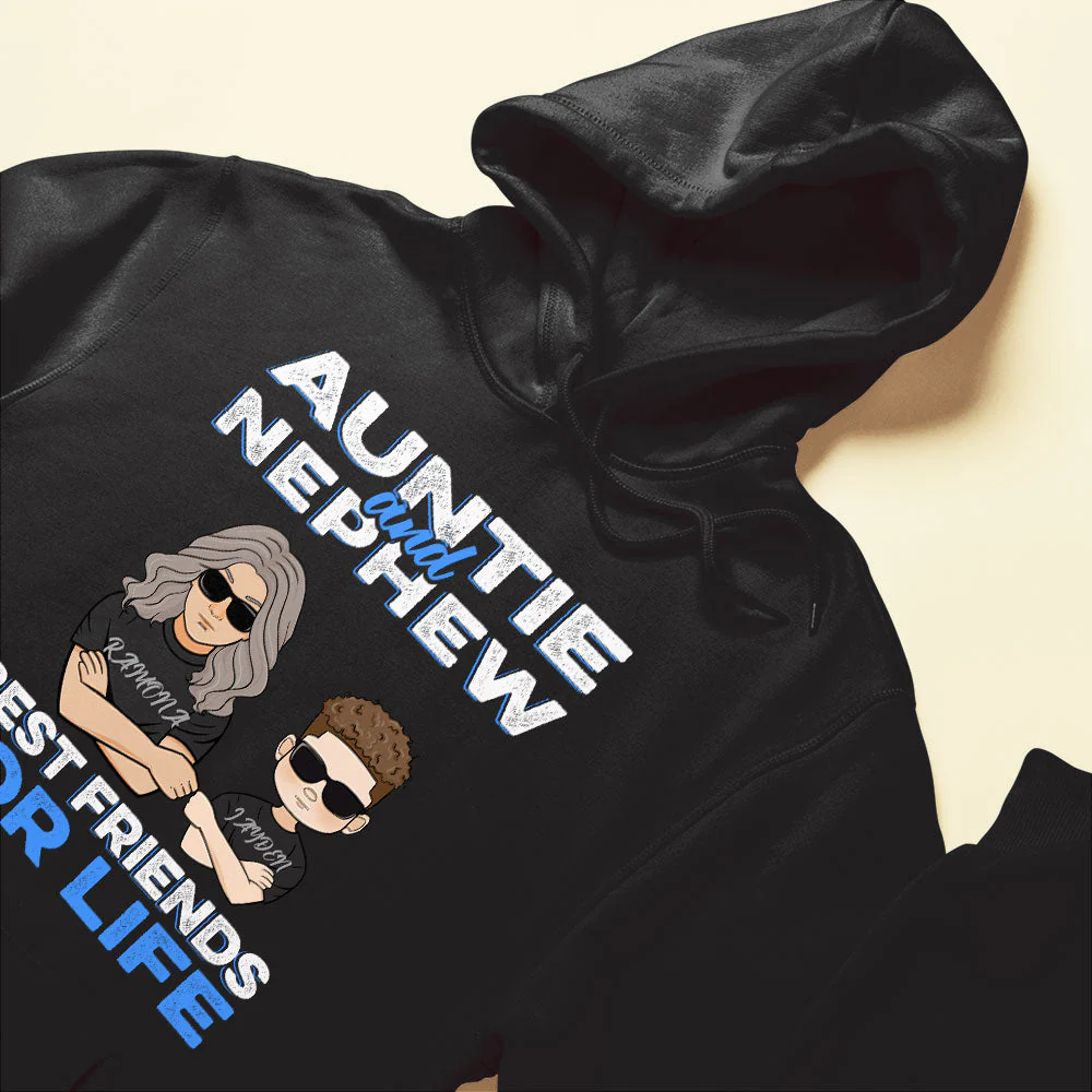 Auntie And Niece And Nephew, Family Custom Shirt, Gift For Auntie, Niece And Nephew - Image 6