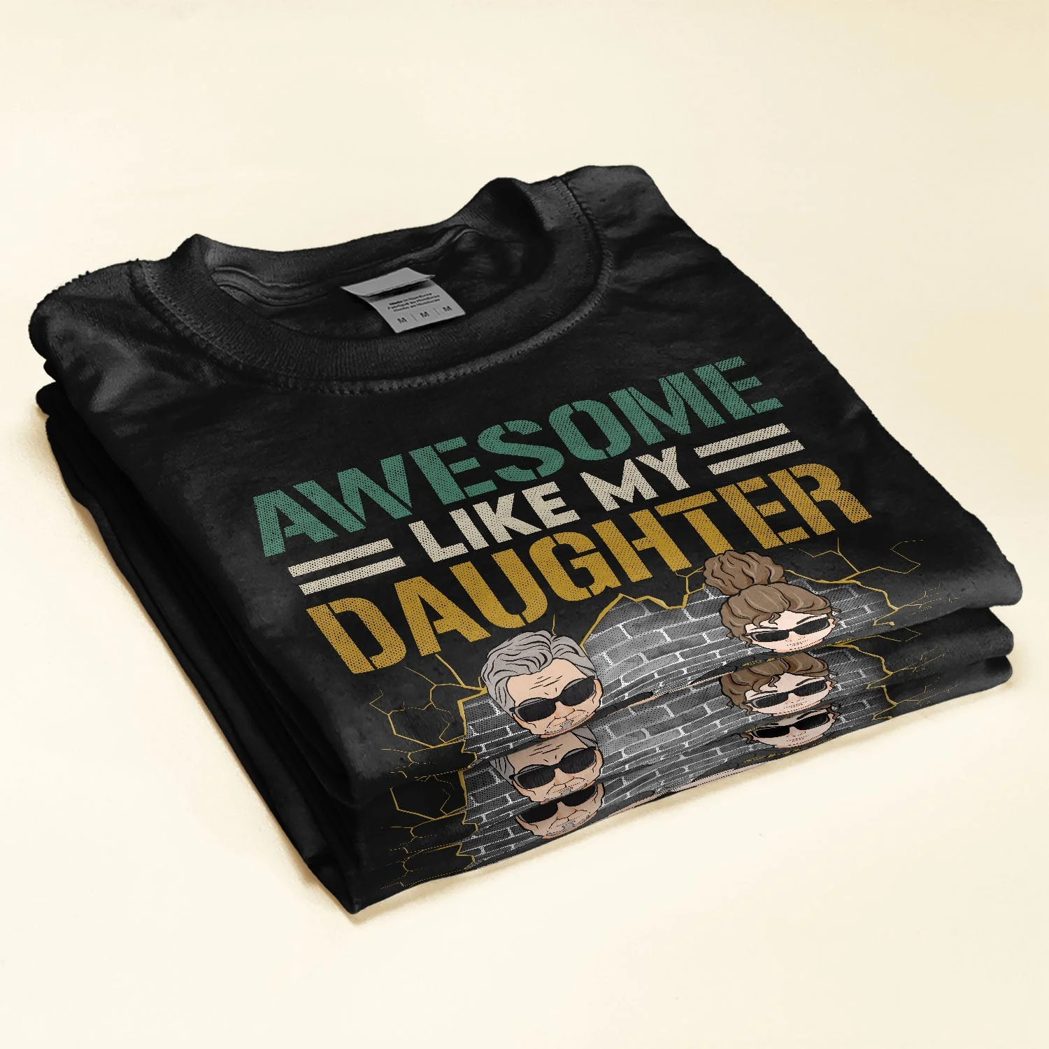 Awesome Like My Daughters - Personalized Shirt - Image 2
