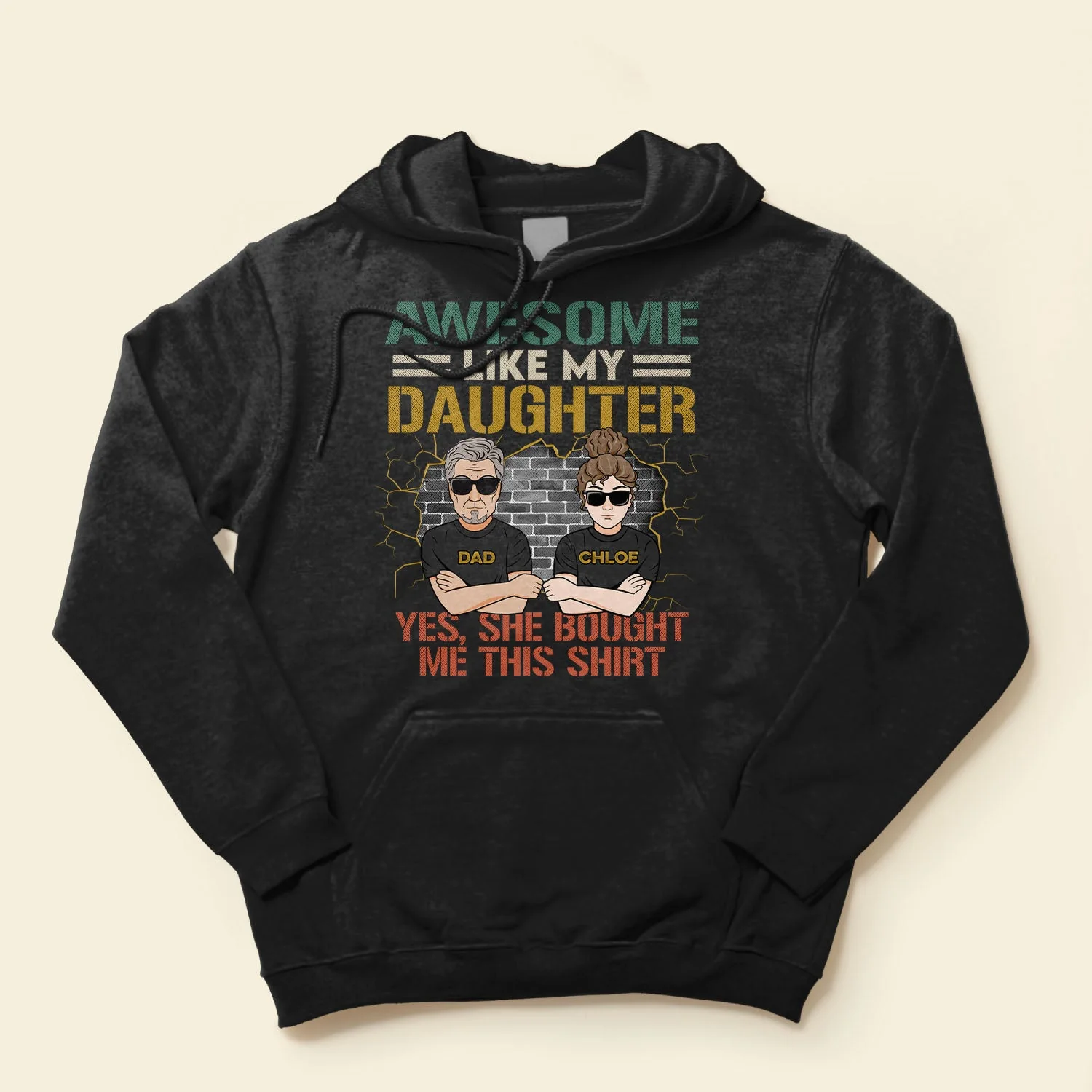 Awesome Like My Daughters - Personalized Shirt - Image 4