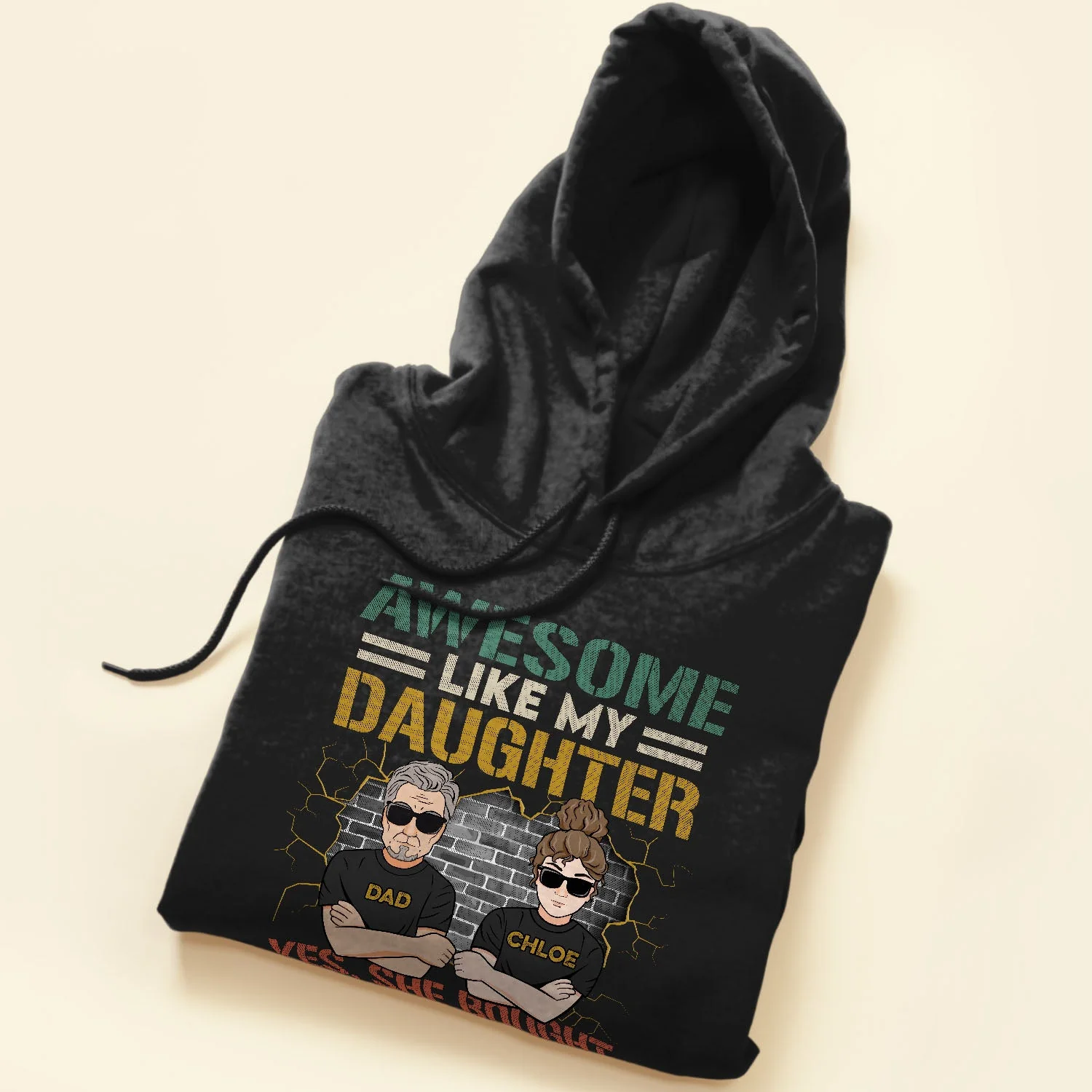 Awesome Like My Daughters - Personalized Shirt - Image 5