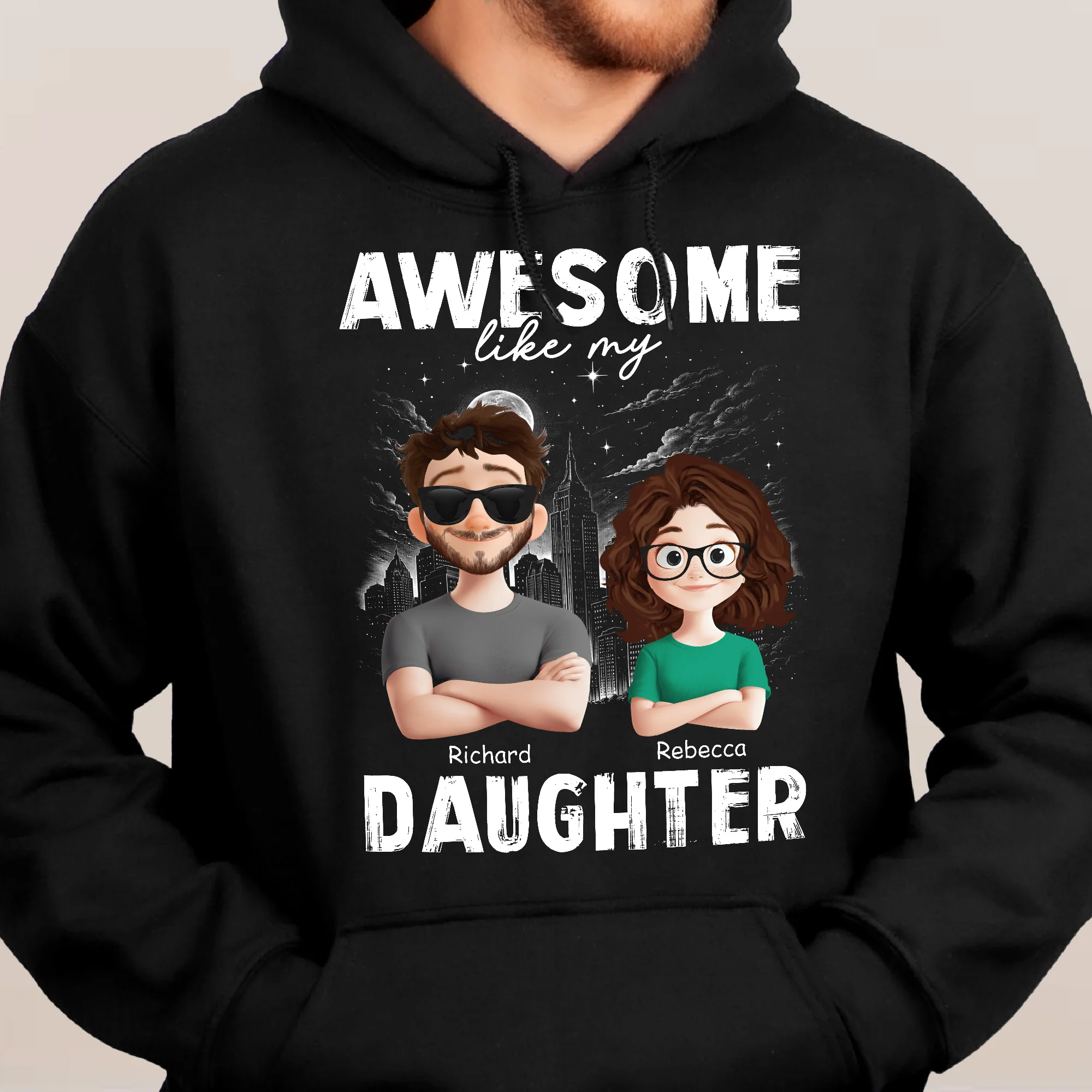 Awesome Like My Daughters, Sons, Children - Gifts For Dad - Personalized Shirt - Image 6