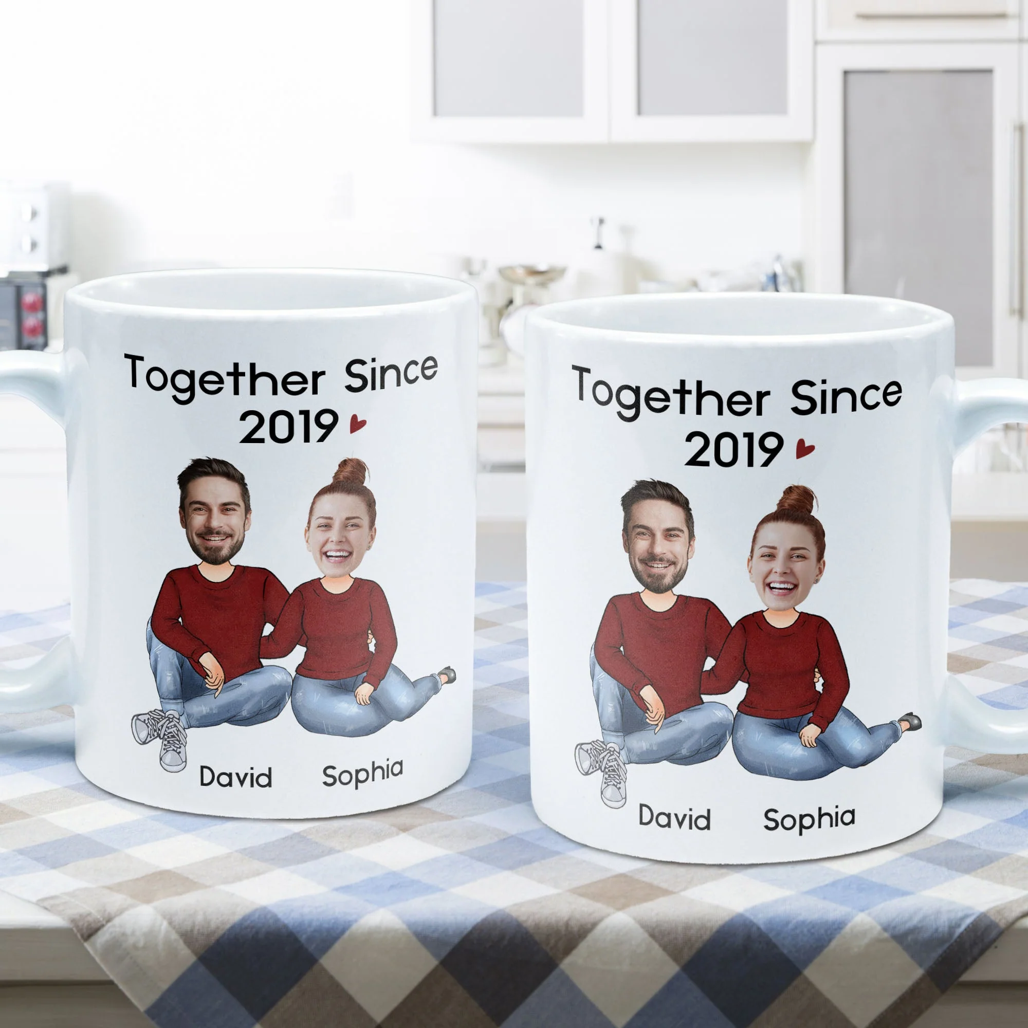 Babe Together Since - Personalized Mug - Image 3