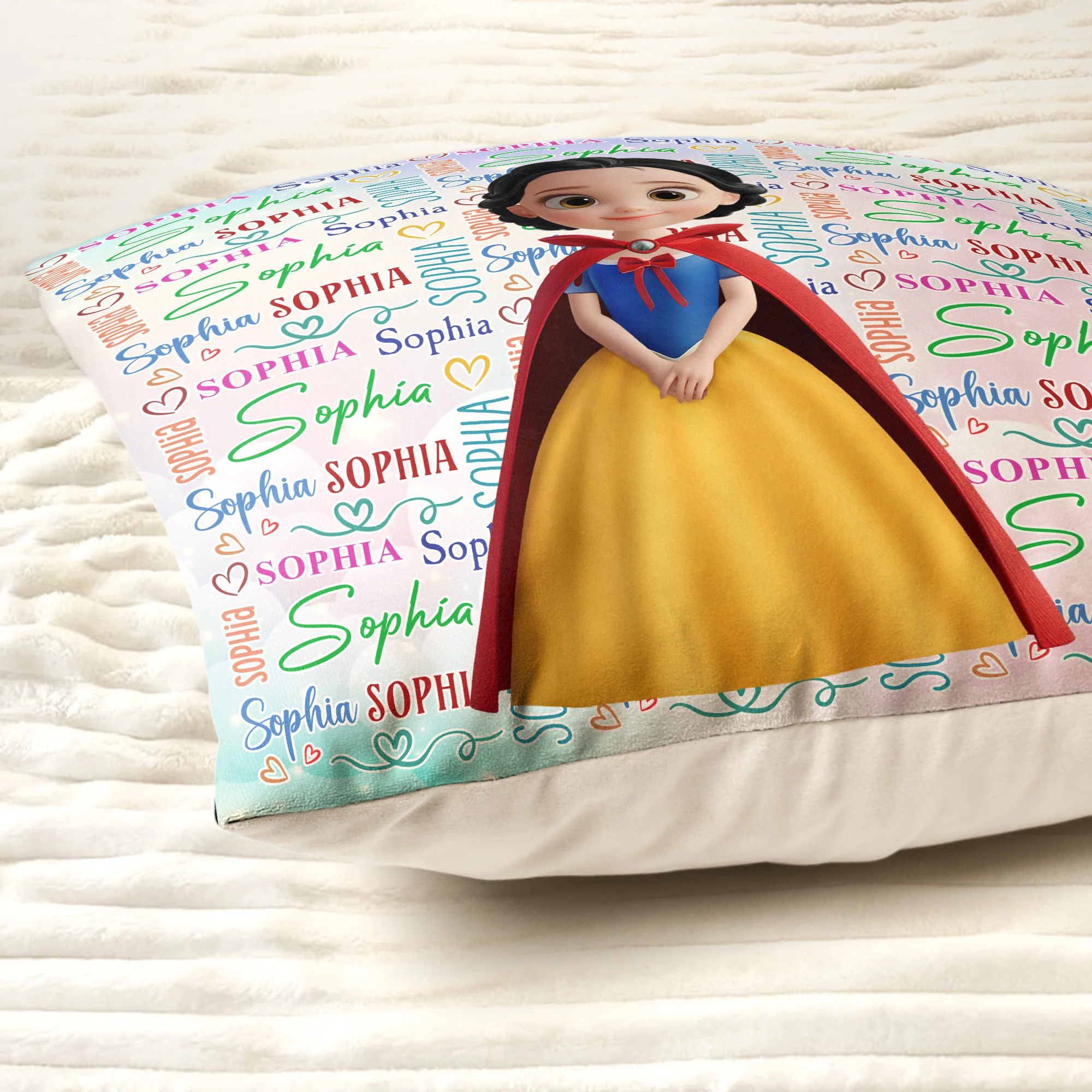Baby Girl Princess - Personalized Pillow (Insert Included) - Image 3