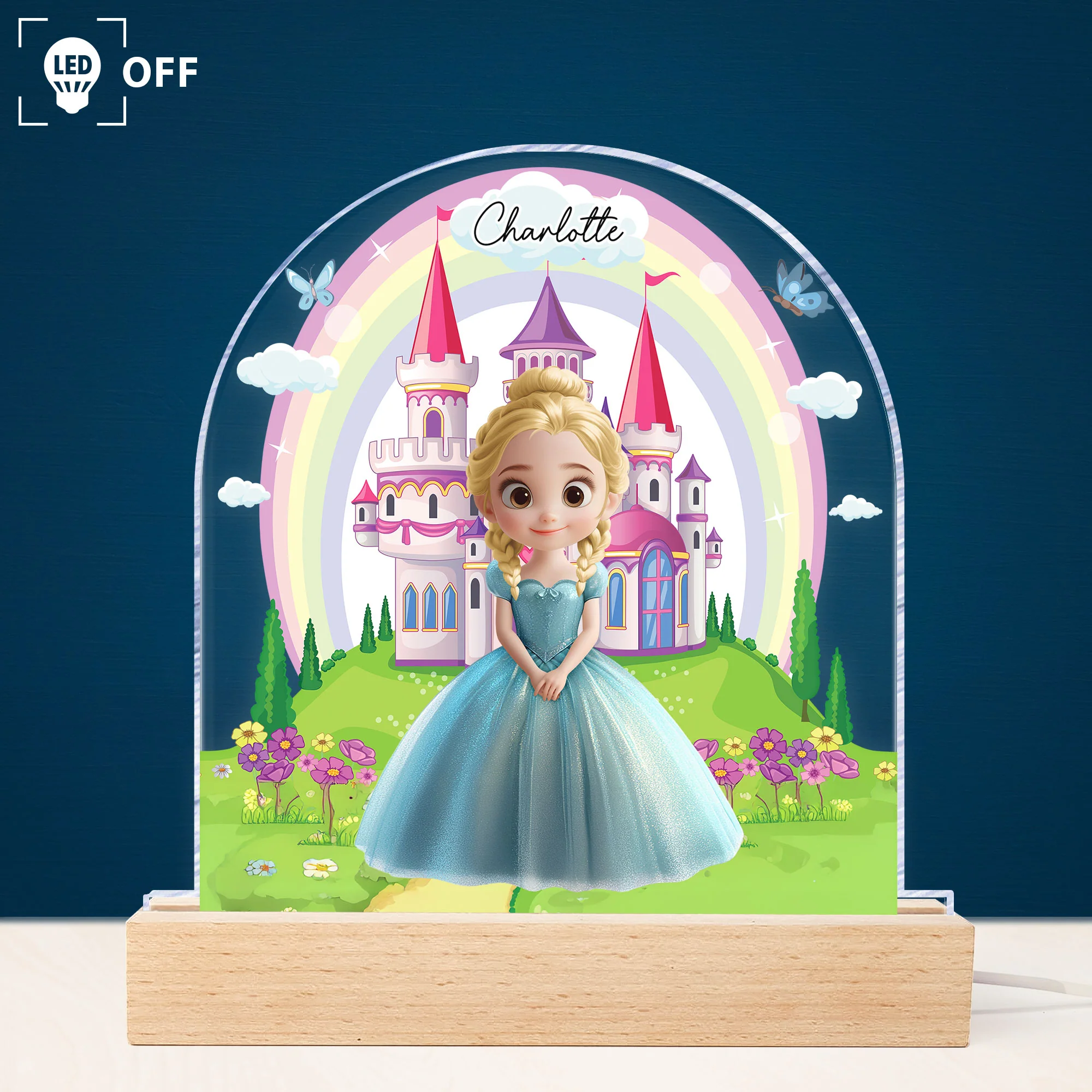Baby Princess Light - Personalized LED Light - Image 2