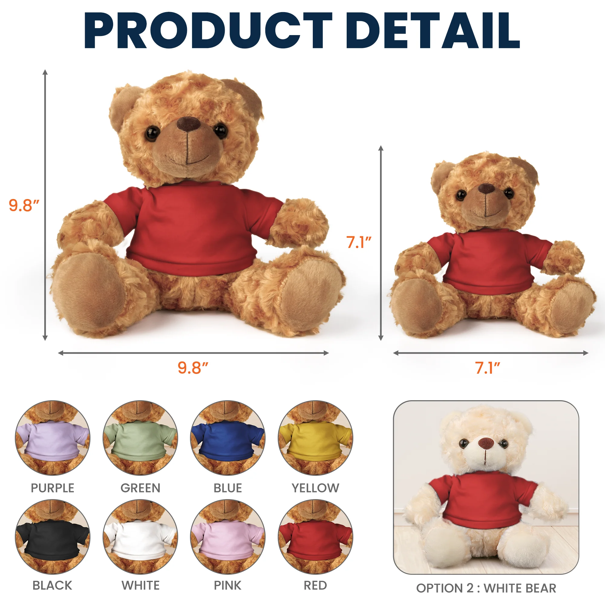 Baby Princess Never Forget How Much I Love You - Teddy Bear With Personalized Shirt - Image 5