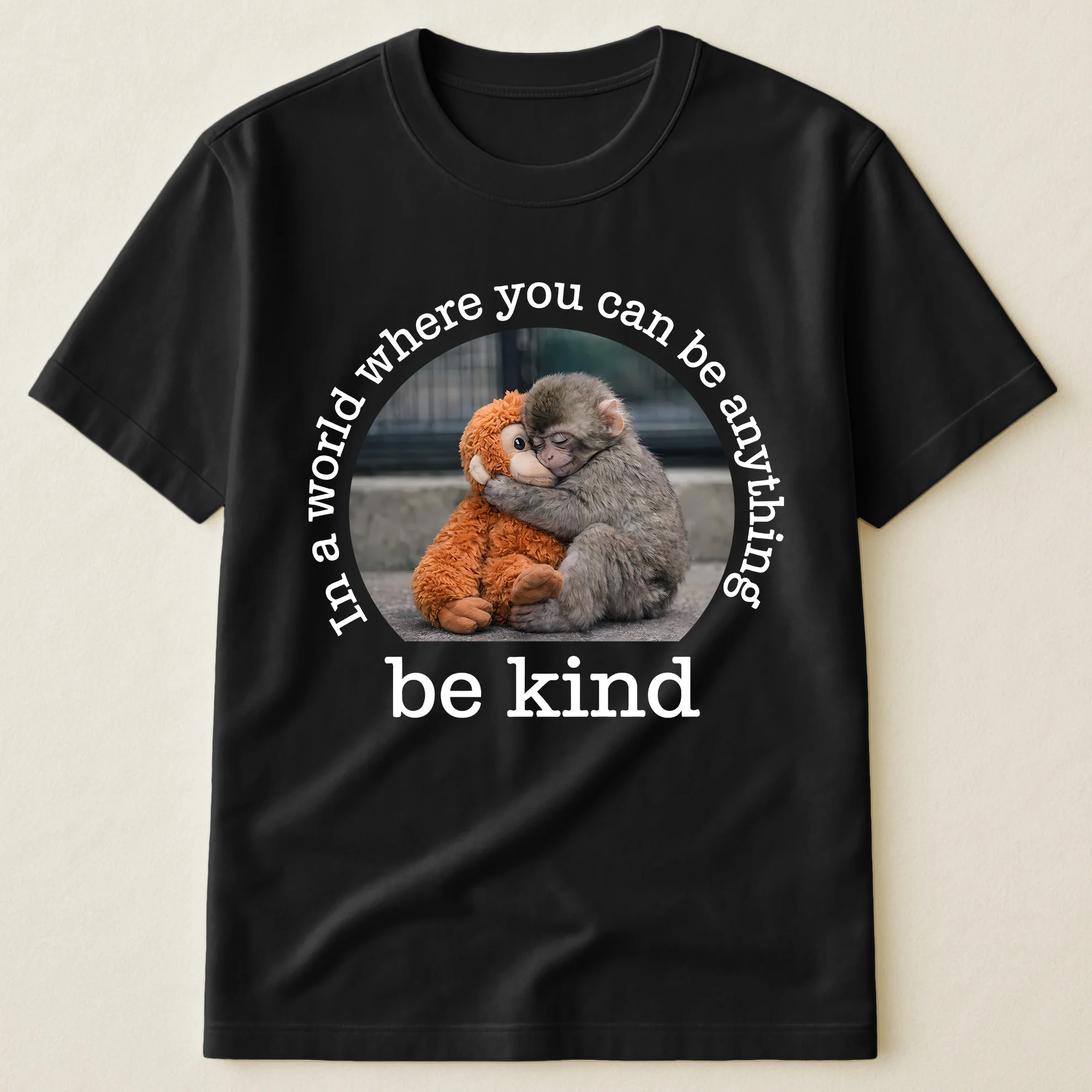 Baby Punch Monkey - Be Kind, Punch The Abandoned Baby Monkey Gift For Animal Lover - Shirt - Image 15