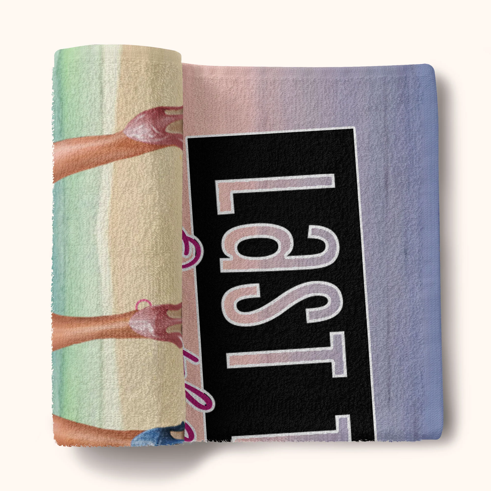 Bachelorette Party Towel Last Toast On The Coast - Personalized Beach Towel - Image 6