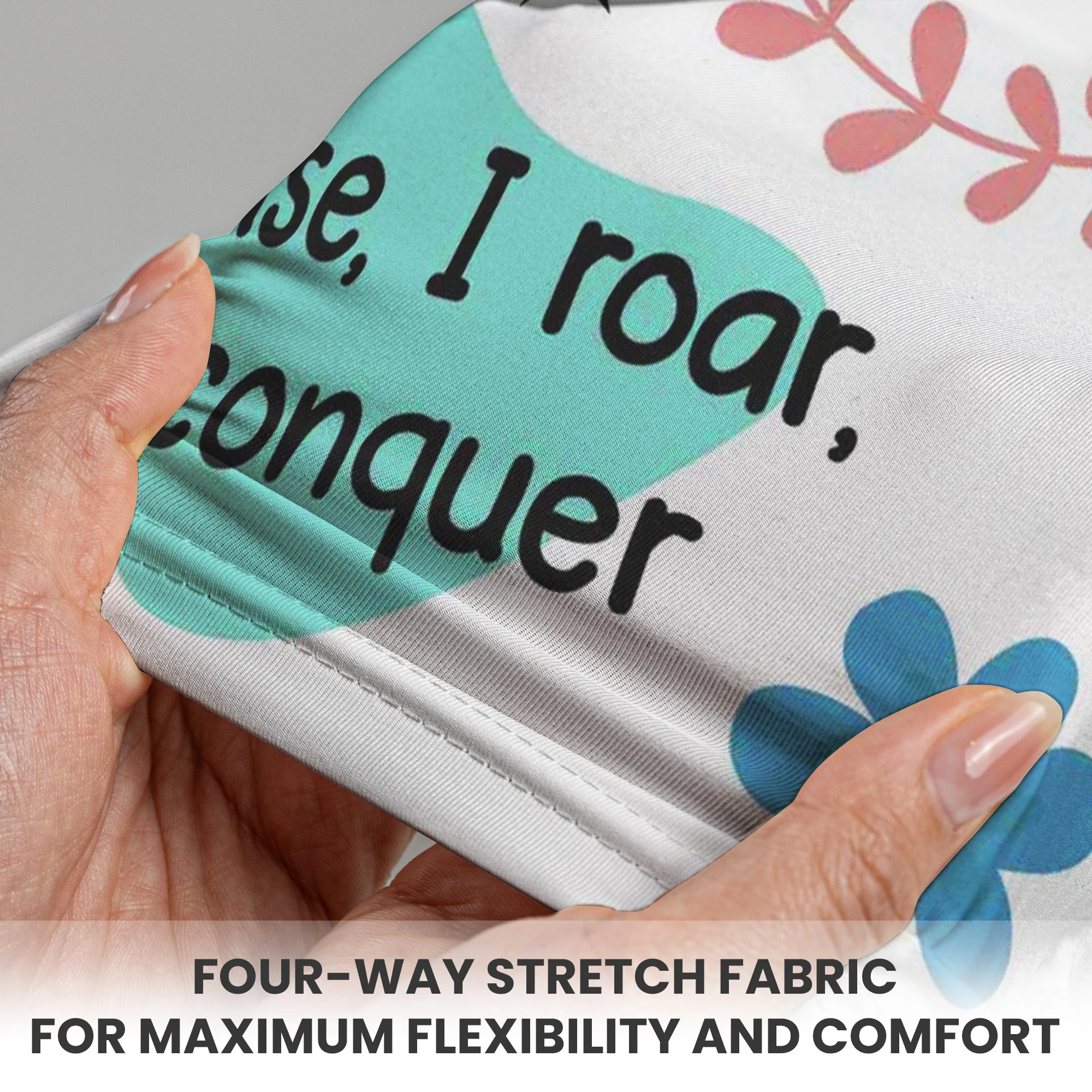 Bad B*tch Affirmation - Personalized Wide Leg Pants - Image 5