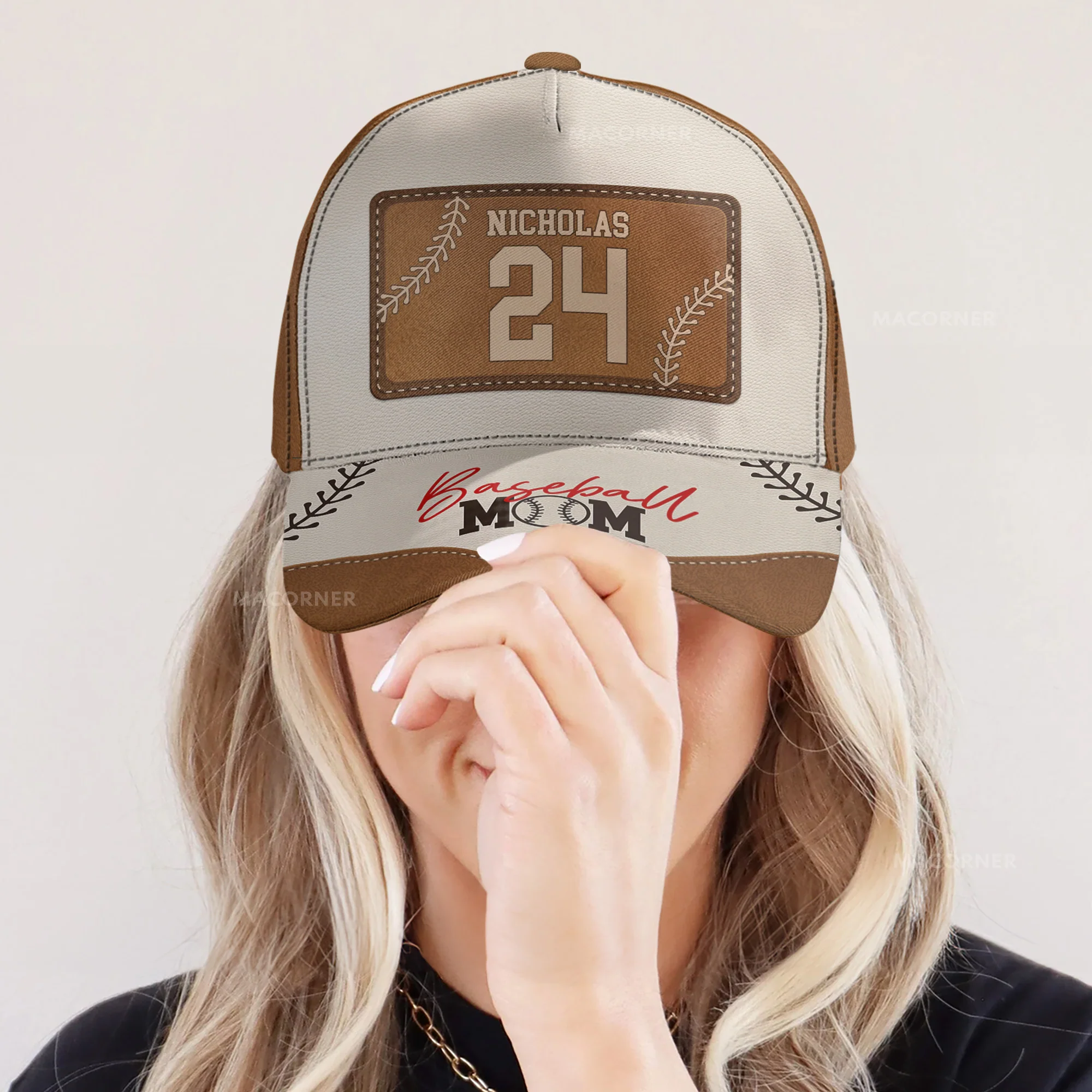 Baseball Family Custom Player - Personalized Classic Cap - Image 2