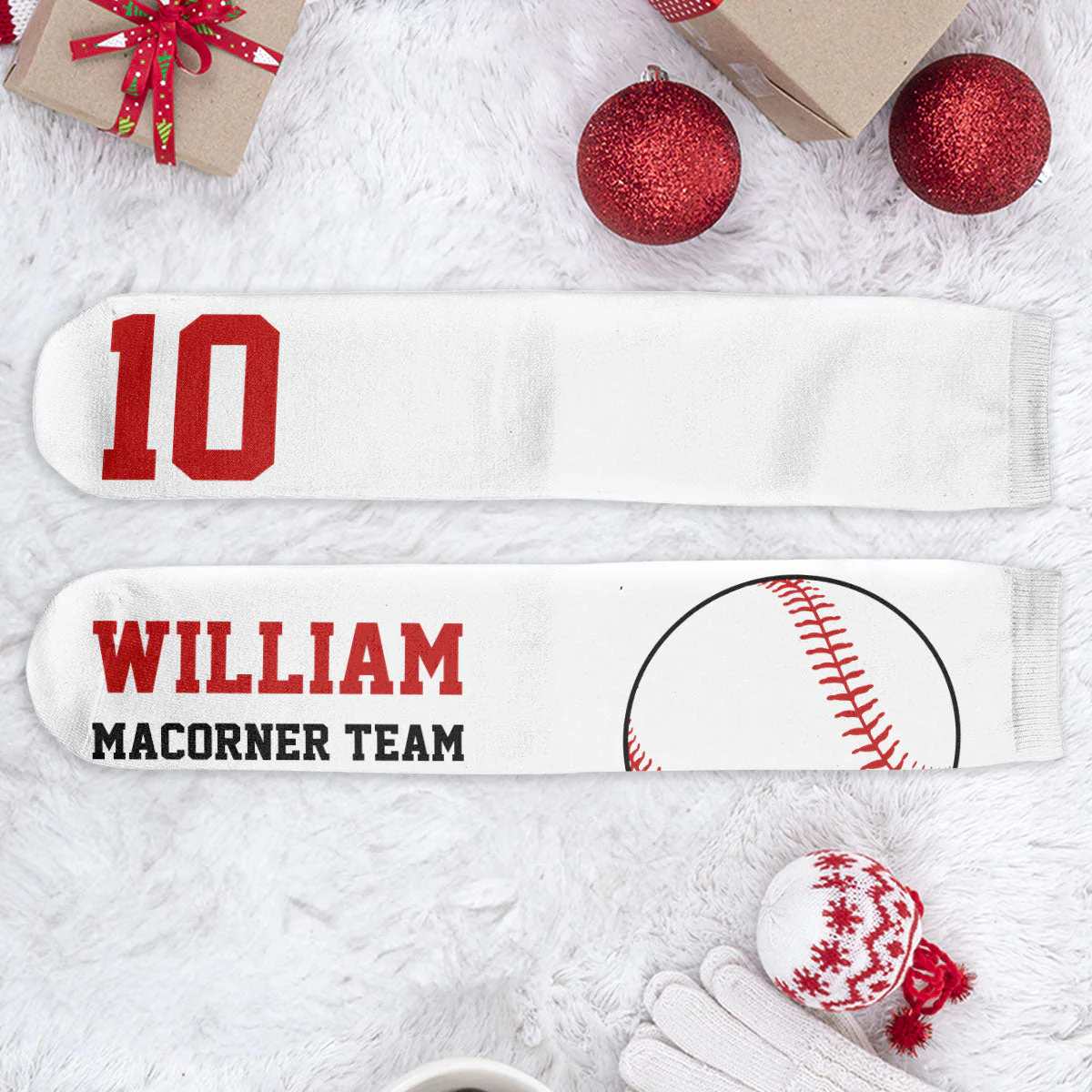 Baseball - Personalized Crew Socks - Image 6
