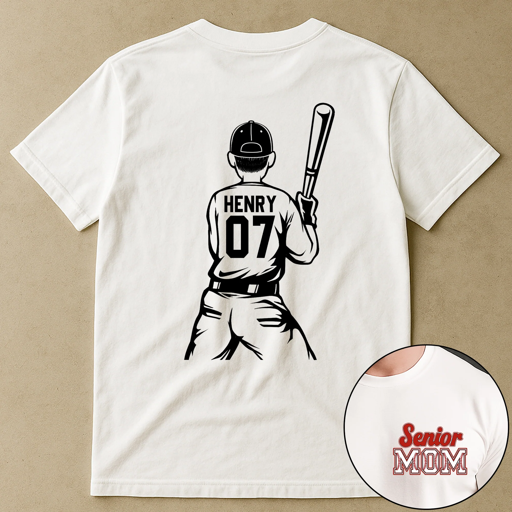 Baseball Senior - Personalized Shirt - Image 3