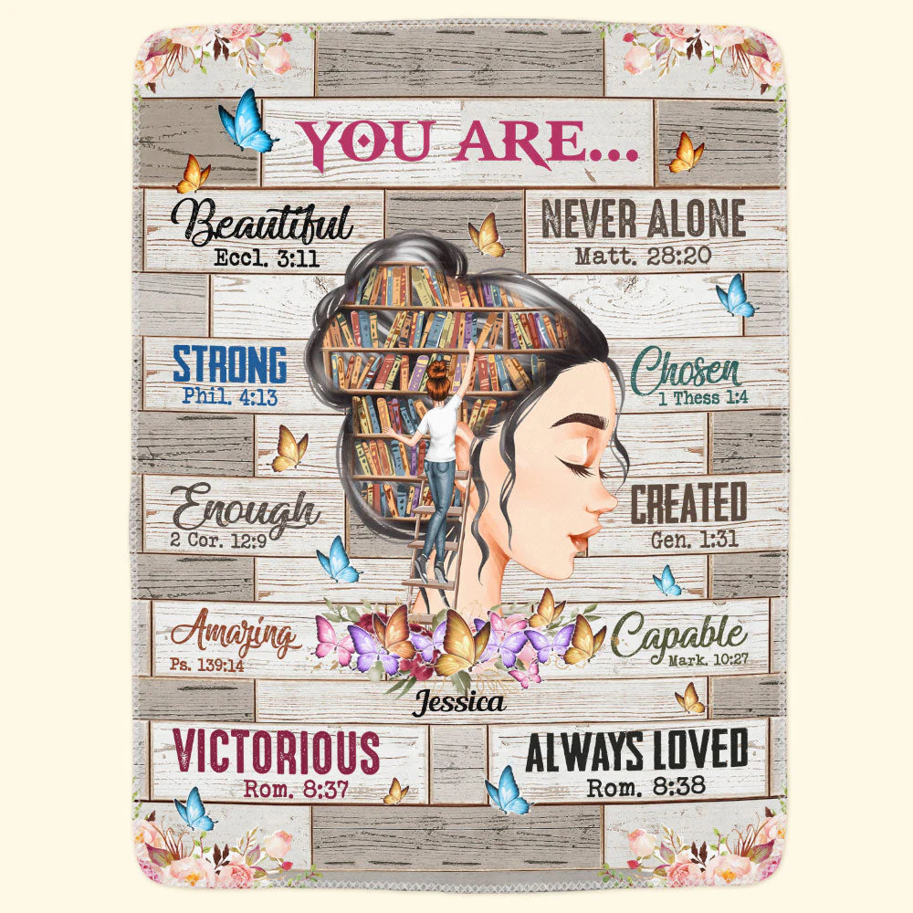 Beautiful Victorious Chosen - Personalized Blanket - Image 3
