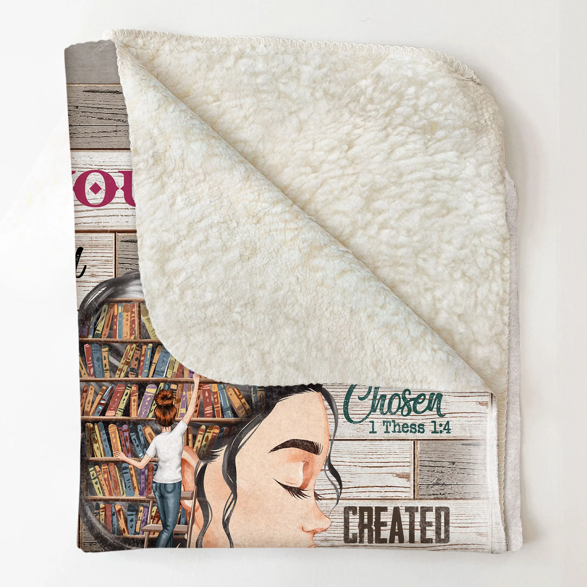 Beautiful Victorious Chosen - Personalized Blanket - Image 4