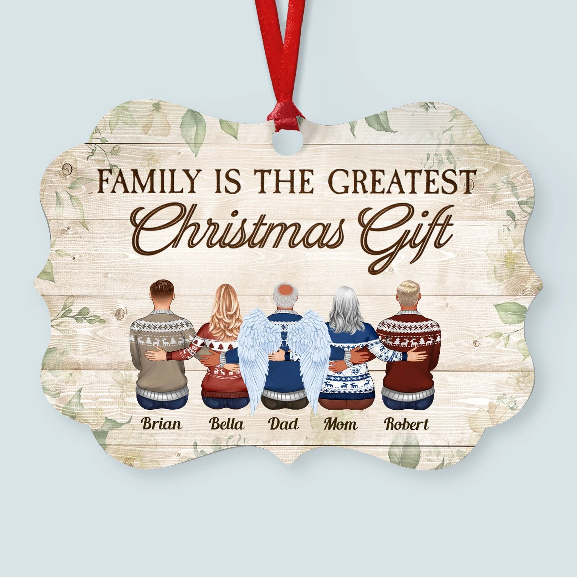Because Someone We Love Is In Heaven - Personalized Memorial Ornament - Image 7