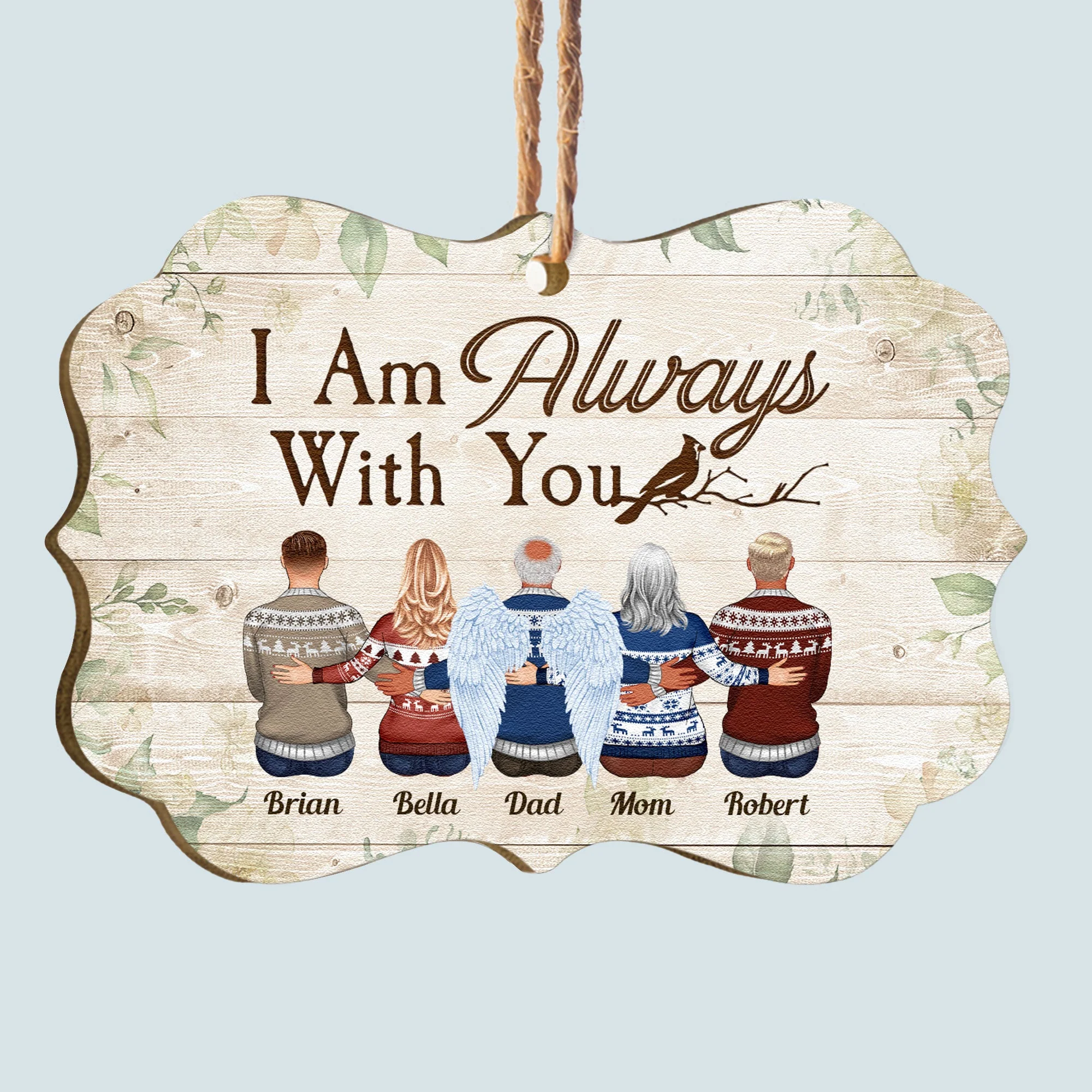 Because Someone We Love Is In Heaven - Personalized Memorial Ornament - Image 9