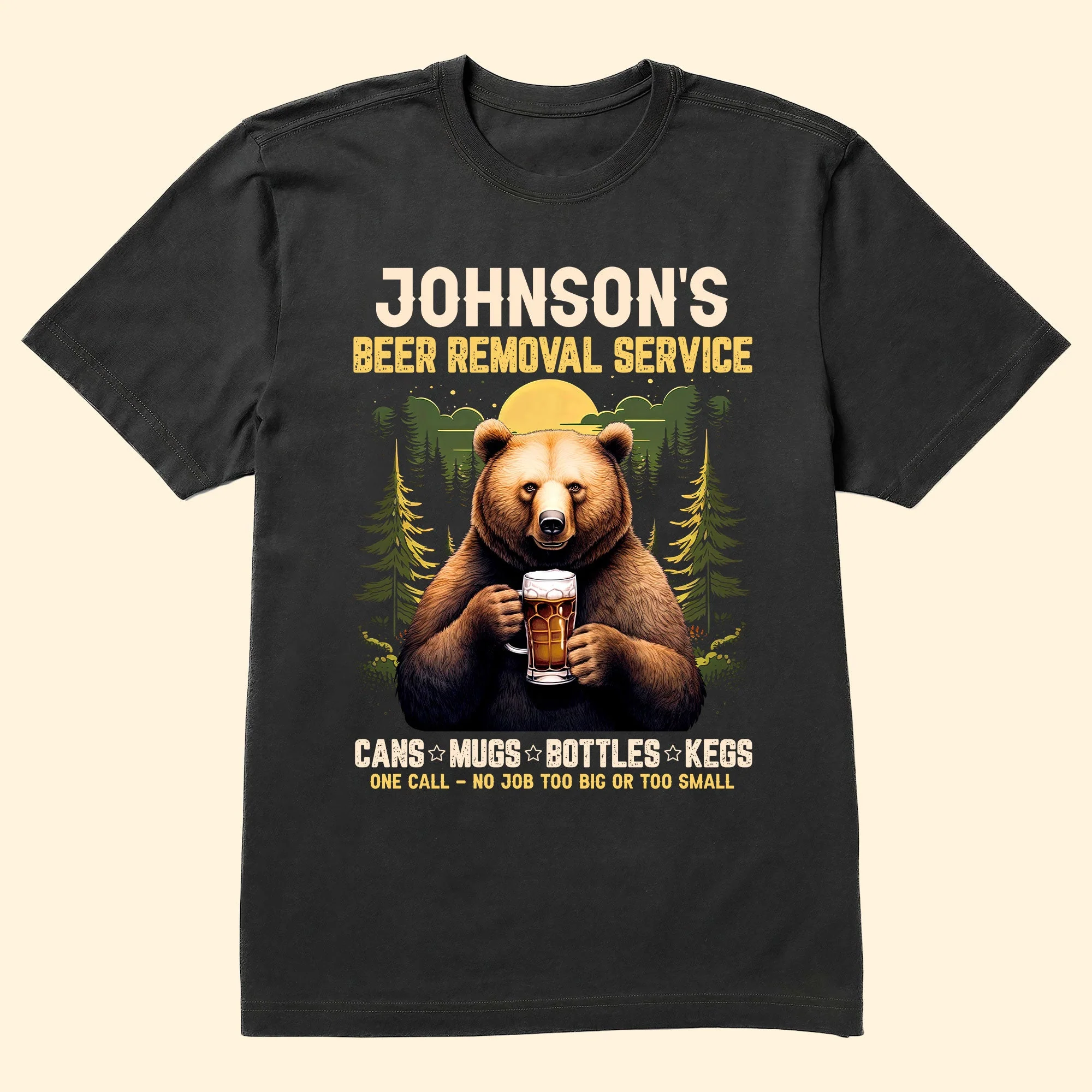 Beer Removal Service - Personalized Shirt - Image 3