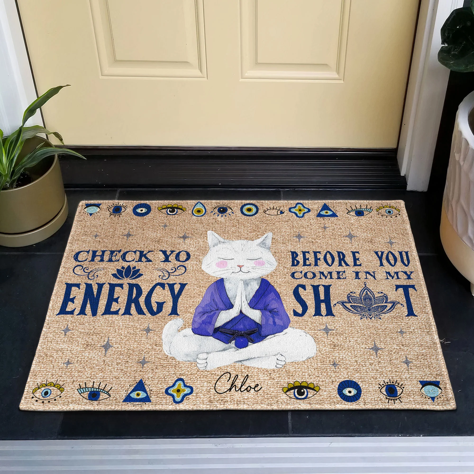 Before You Go In  - Personalized Doormat - Image 6