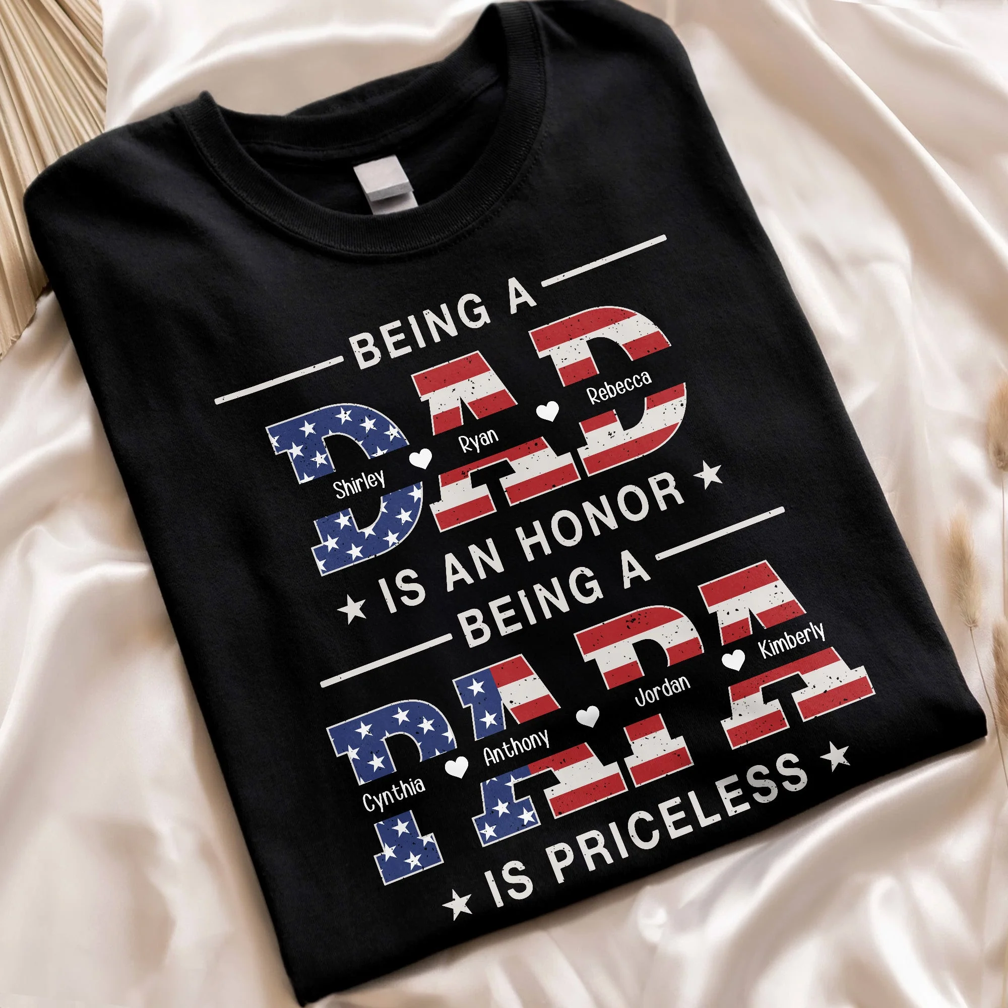 Being A Dad Is An Honor - Personalized Shirt - Image 2