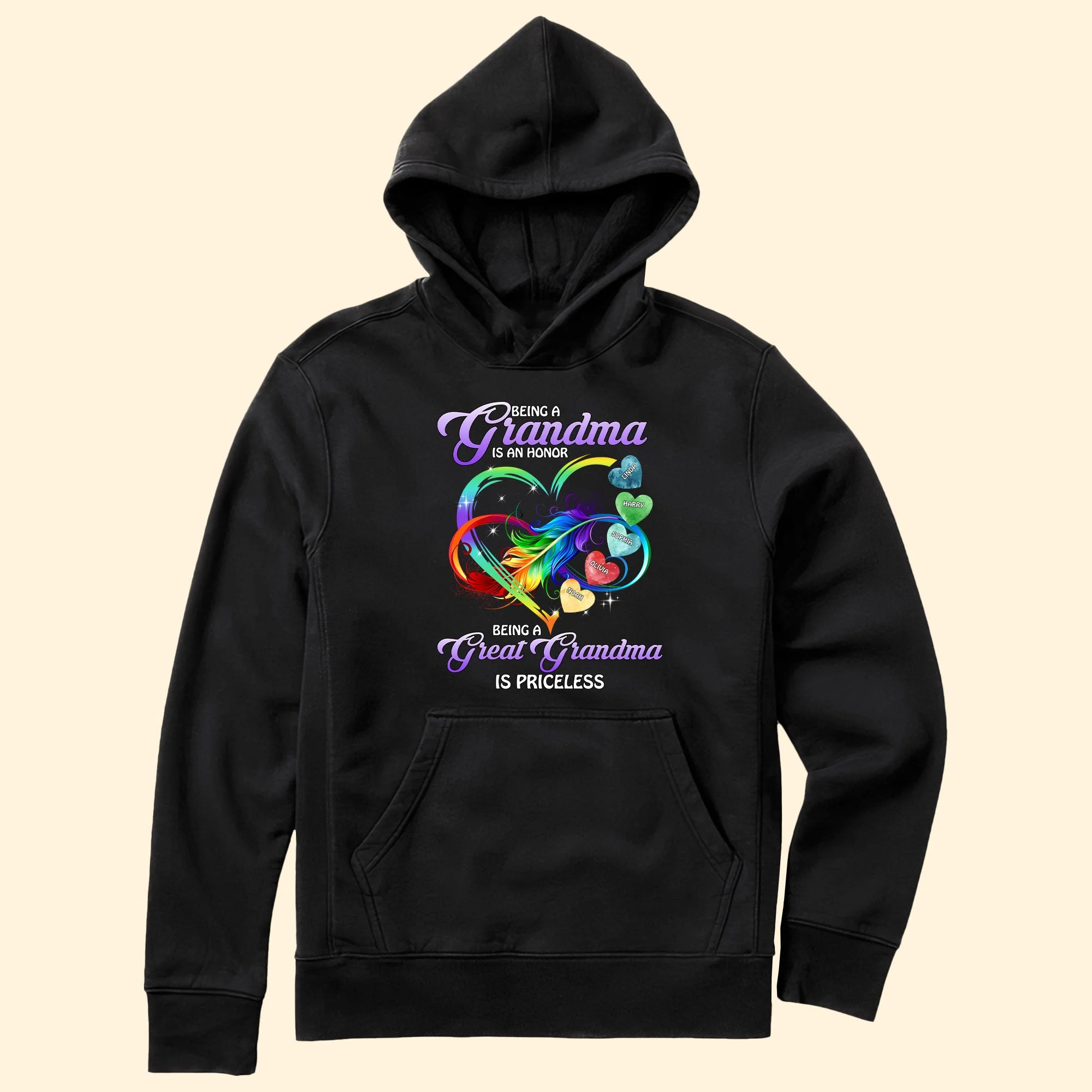 Being A Grandma Being A Great Grandmother Is Priceless - Personalized Shirt - Image 5