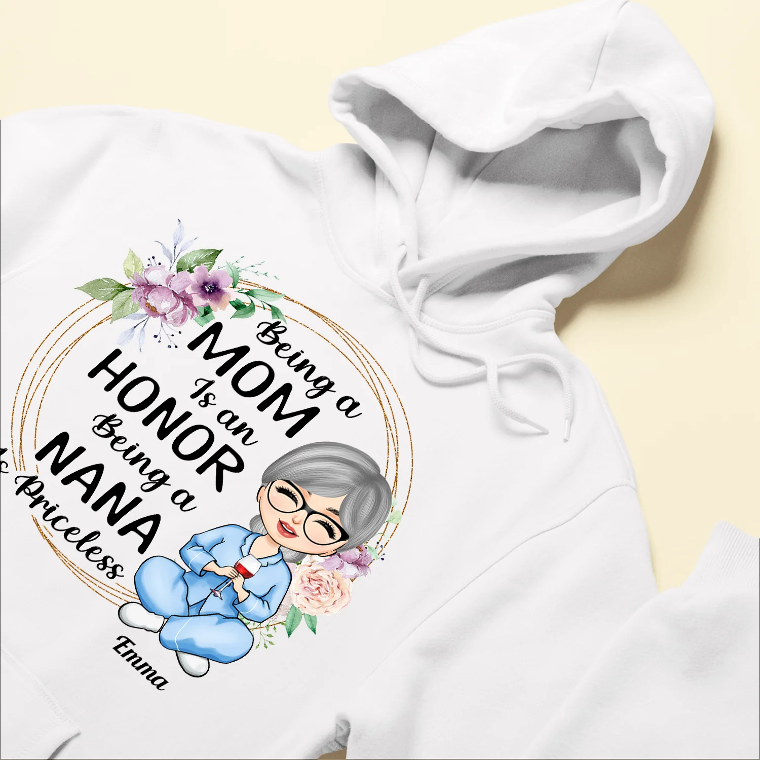 Being A Nana Is Priceless - Personalized Shirt - Birthday Mother's Day Gift For Grandma, Nana - Gift From Daughters, Sons, Husband - Image 6