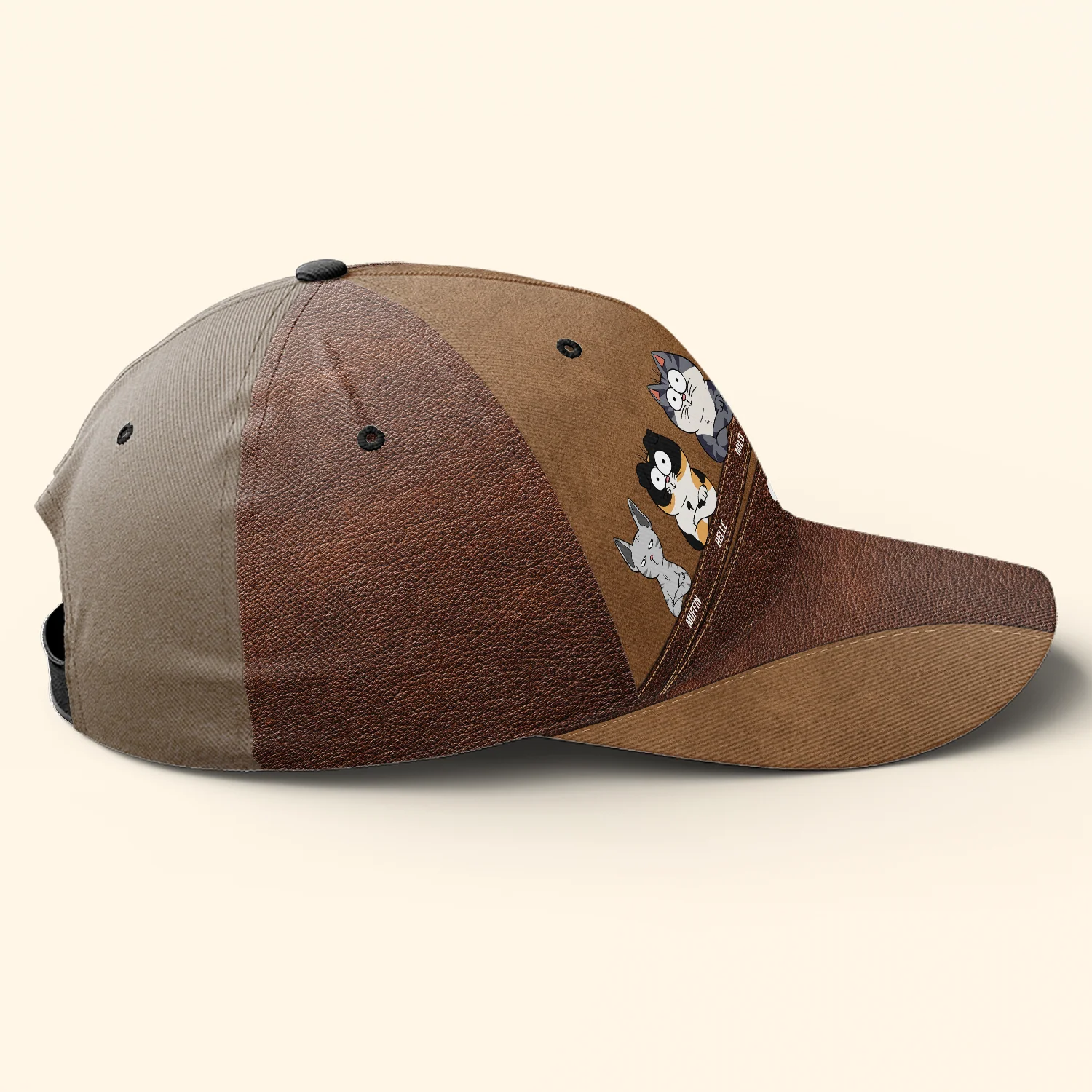 Best Cat Mom Ever - Personalized Classic Cap - Image 4