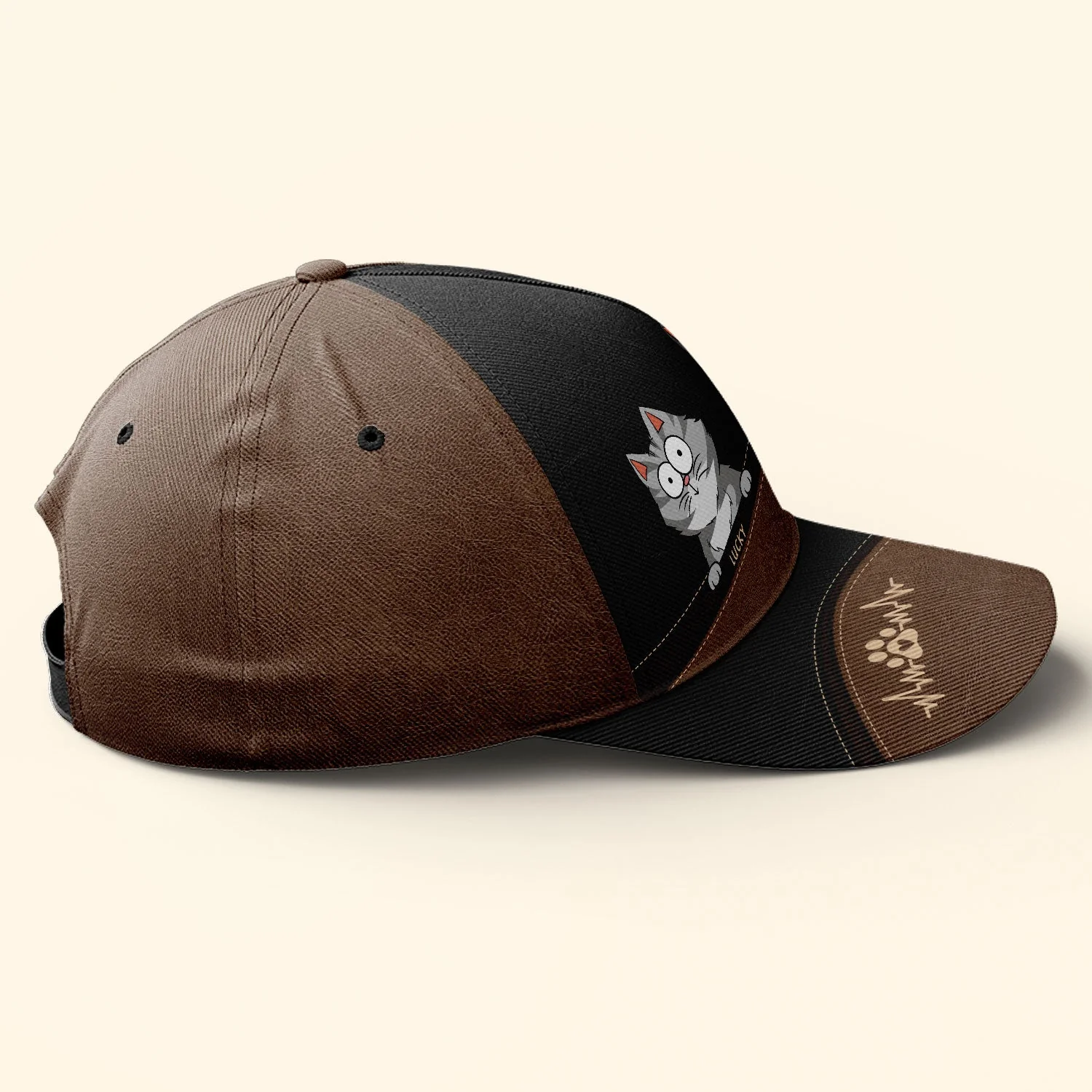 Best Cat Mom Ever - Personalized Classic Cap - Image 5