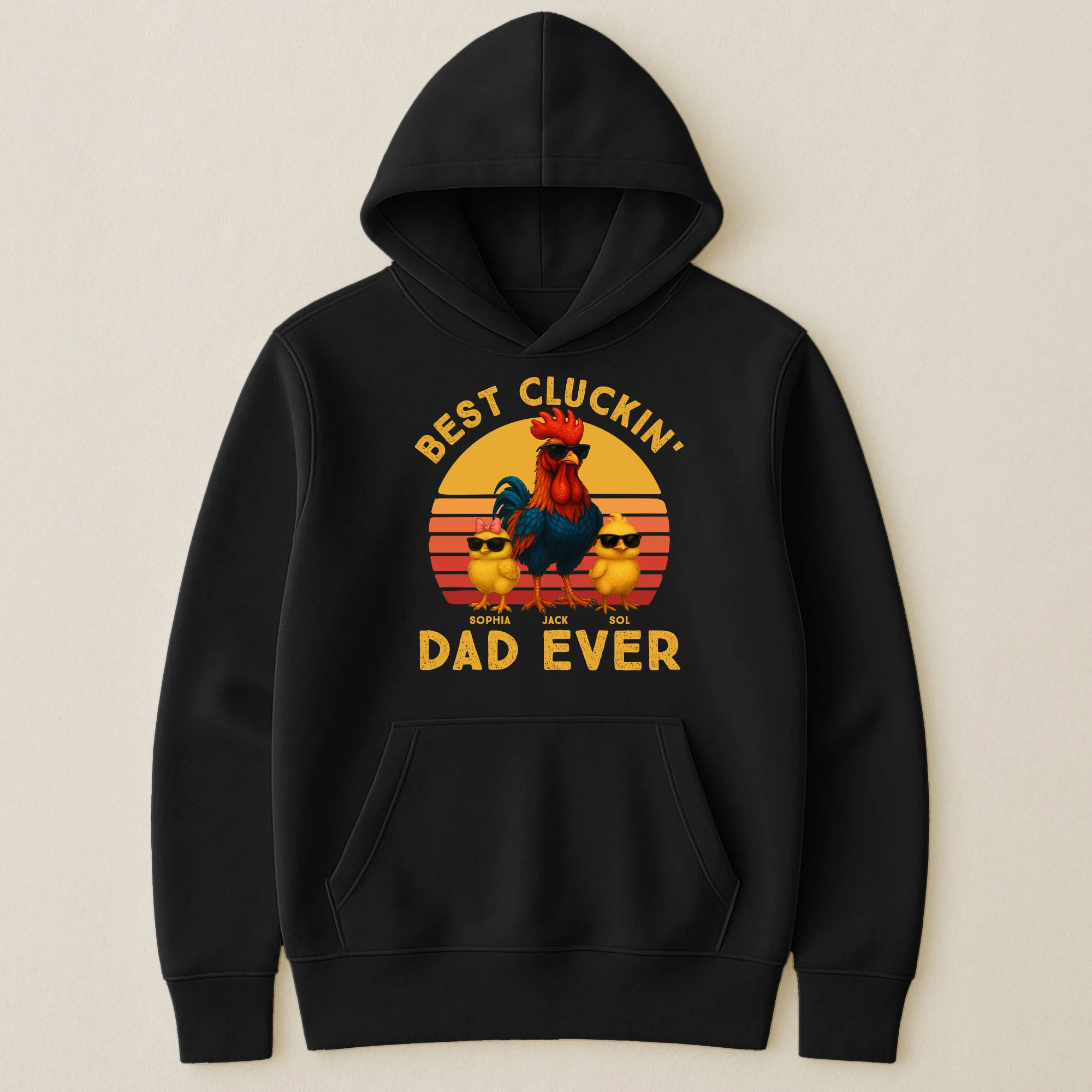 Best Cluckin' Dad Ever - Funny Father's Day Gifts - Personalized Shirt - Image 5