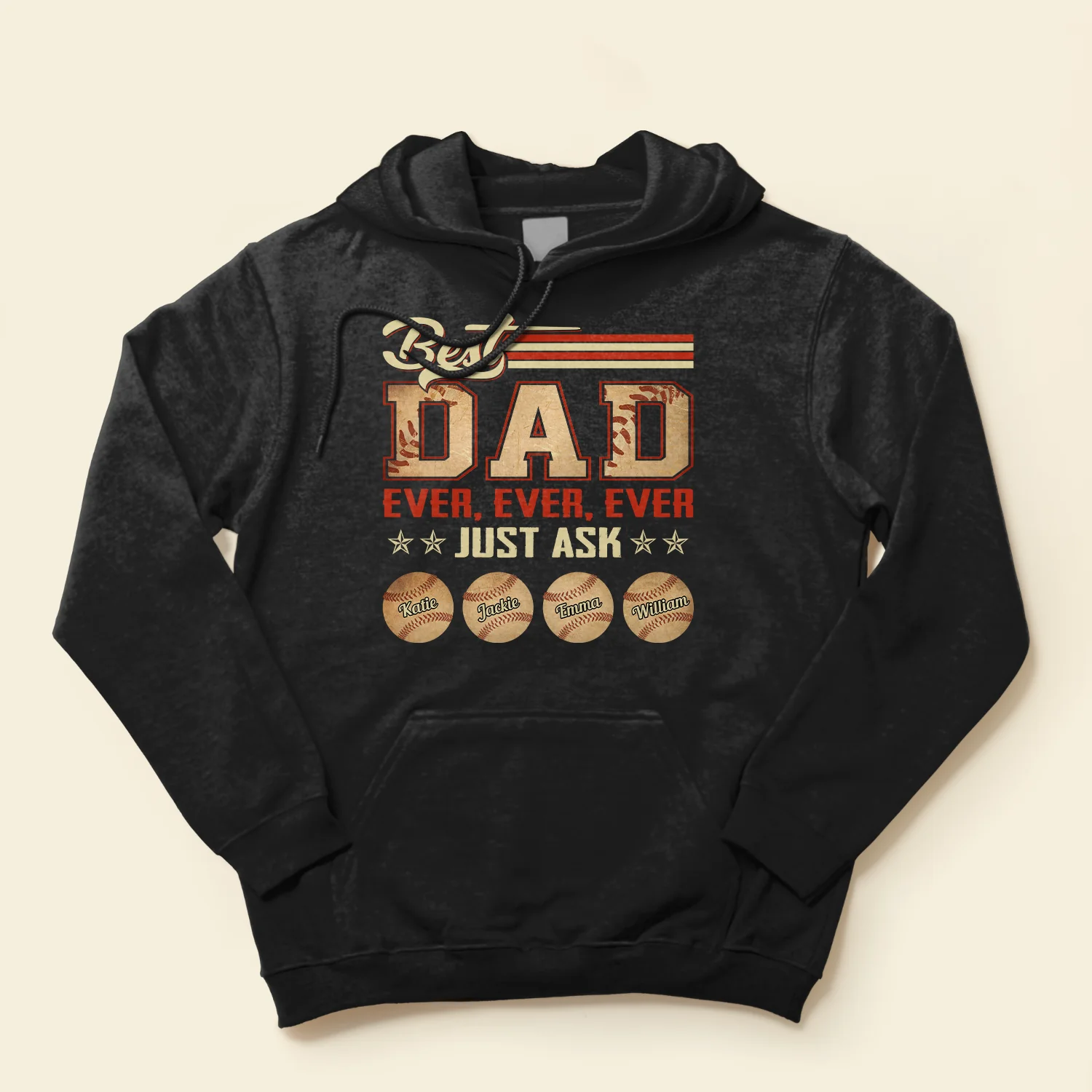 Best Dad Ever Baseball Dad - Personalized Shirt - Birthday Father's Day Gift For Dad, Baseball Dad, Husband - Gift From Sons, Daughters, Wife - Image 4