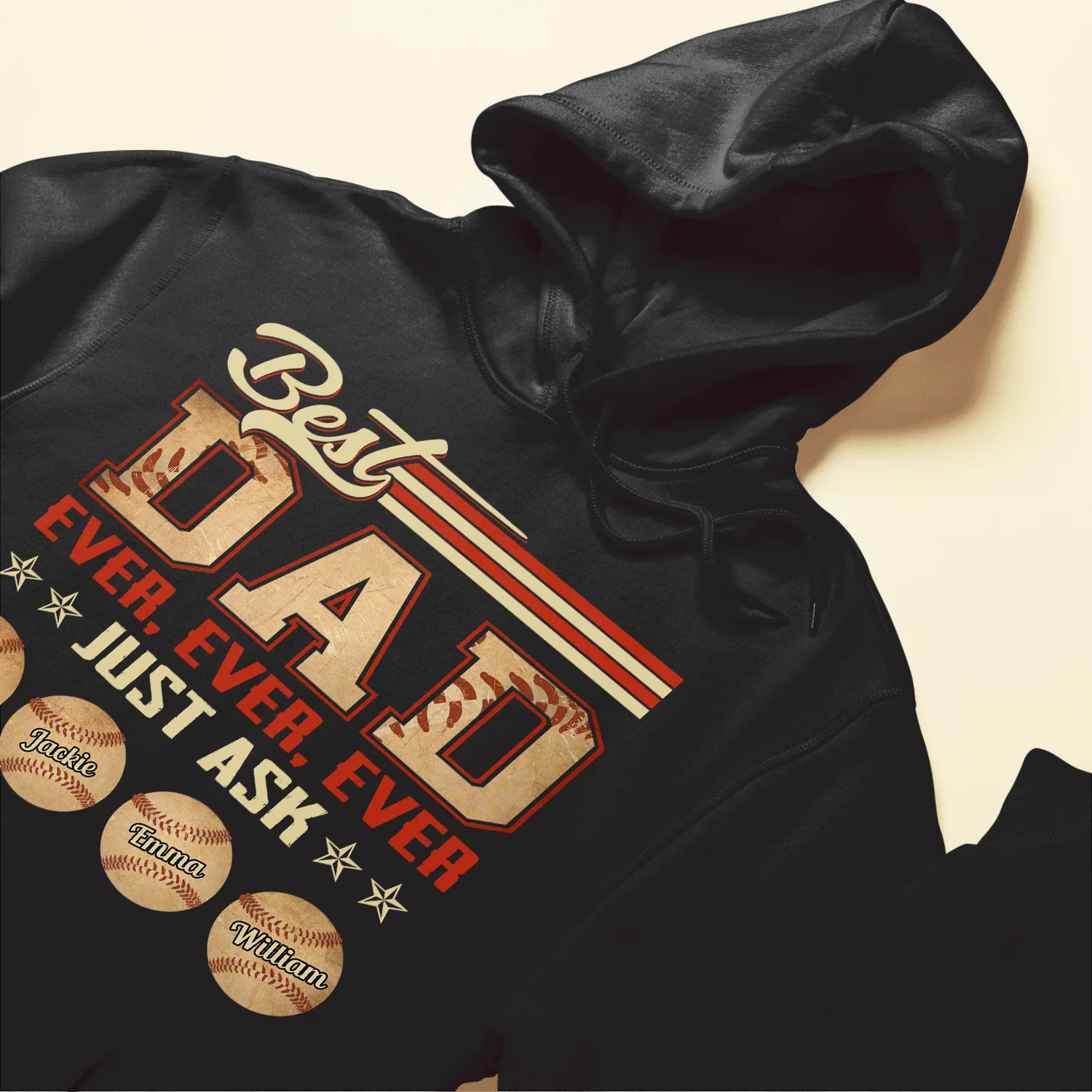 Best Dad Ever Baseball Dad - Personalized Shirt - Birthday Father's Day Gift For Dad, Baseball Dad, Husband - Gift From Sons, Daughters, Wife - Image 6
