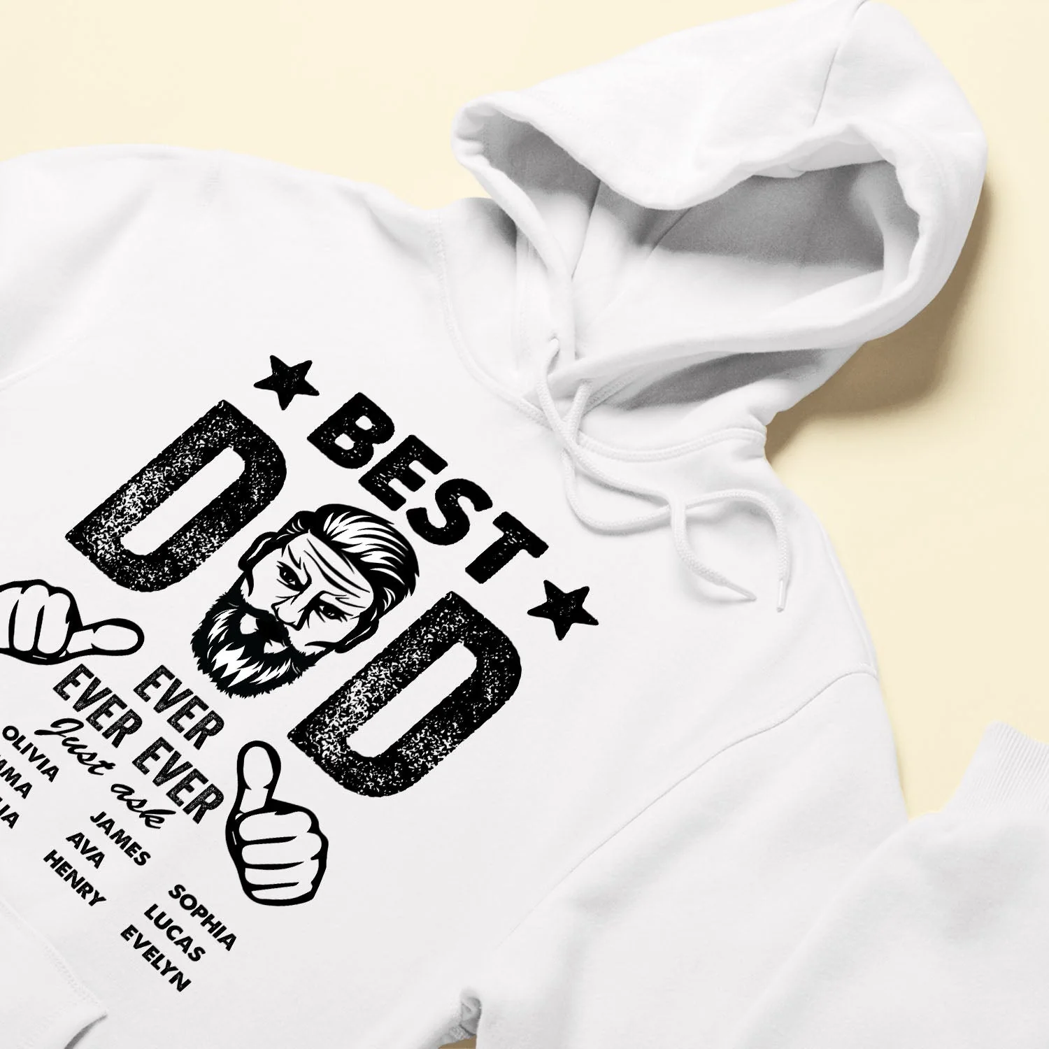 Best Dad Ever Ever Ever - Personalized Shirt - Birthday, Father's Day Gift For Father, Dad, Papa, Grandpa - Image 2