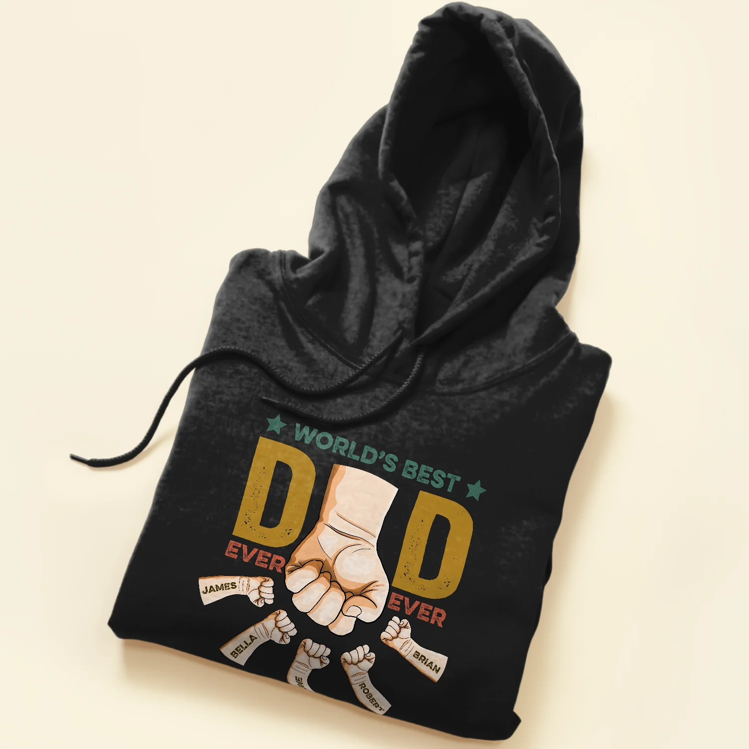 Best Dad Ever Ever - Personalized Shirt - Image 5