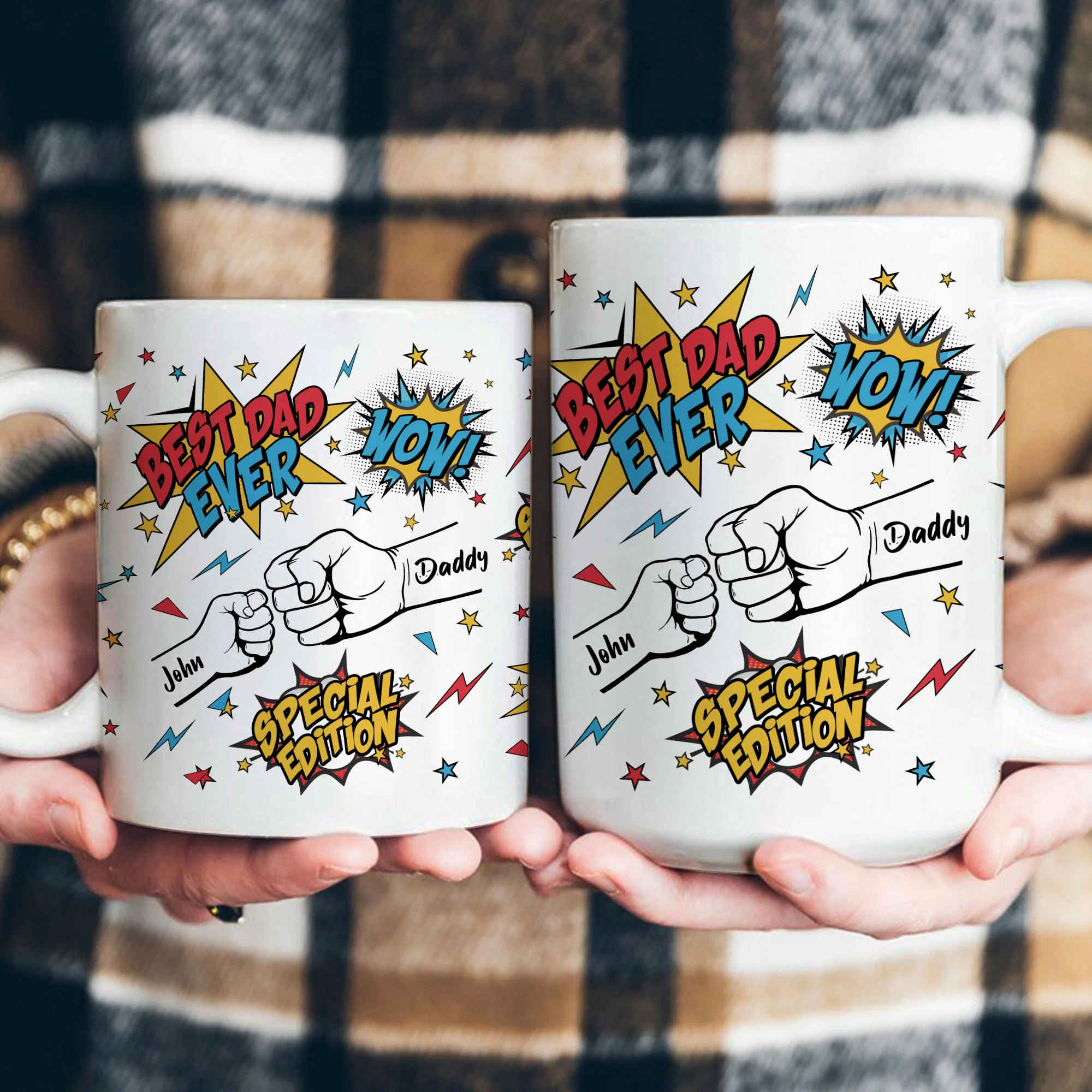 Best Dad Ever - Limited Edition - Personalized Mug - Image 3