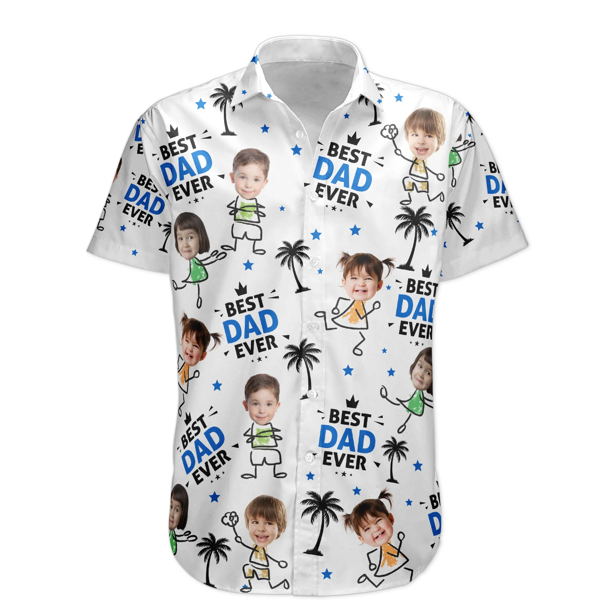 Best Dad Ever New Version Father's Day Gift For Dad - Personalized Hawaiian Shirt - Image 5