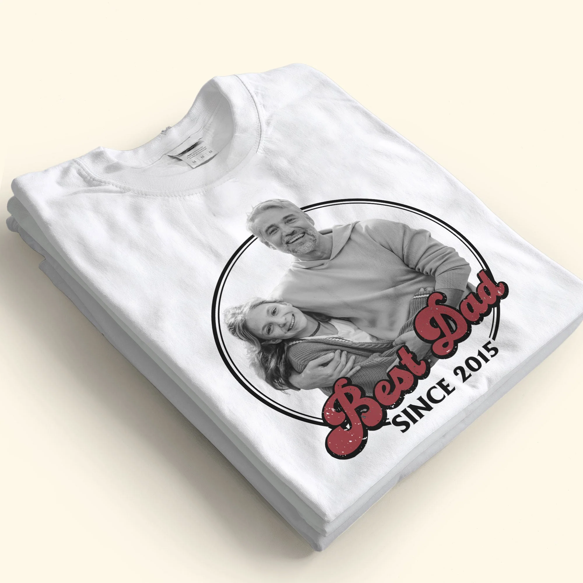 Best Dad Ever - Personalized Photo Shirt - Image 2