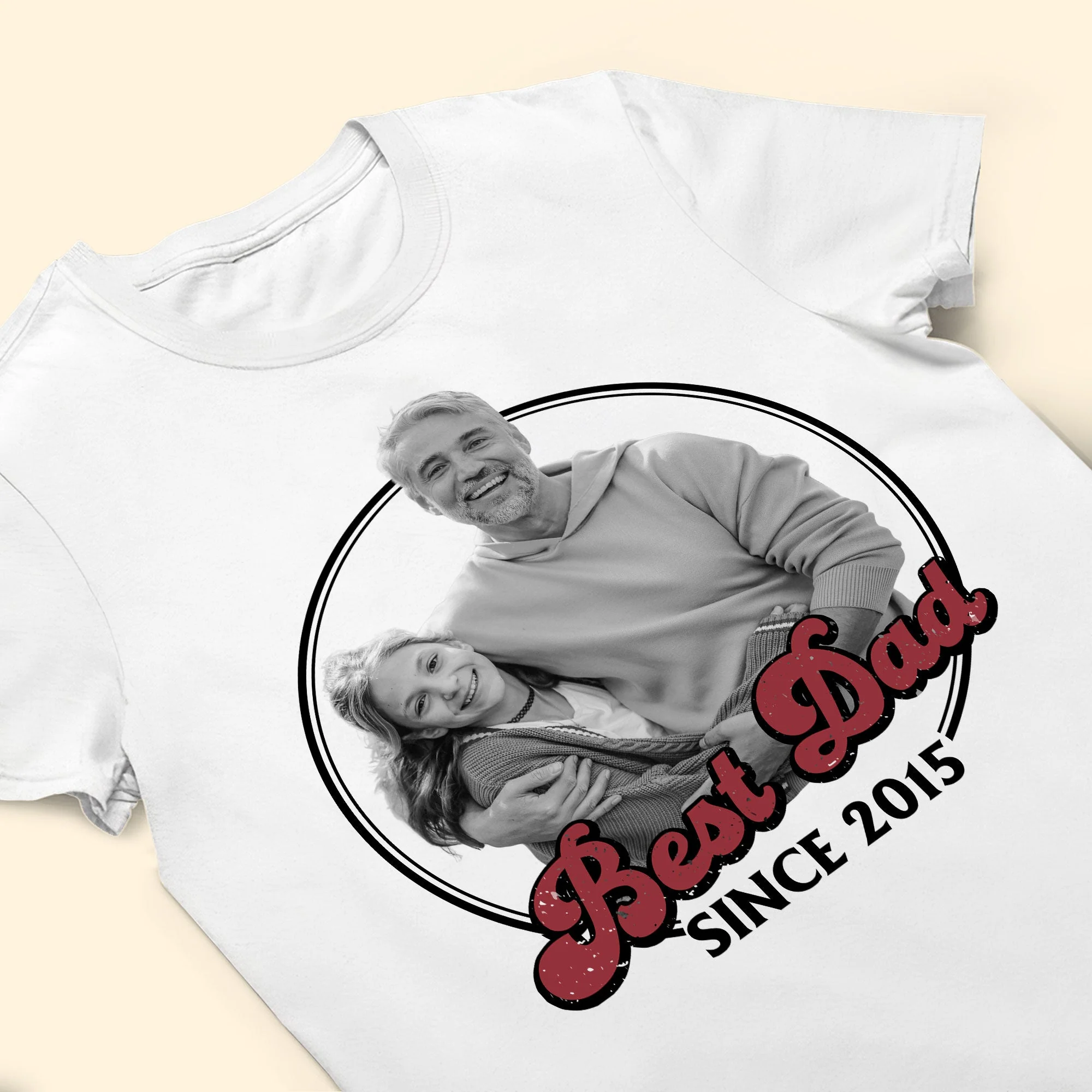 Best Dad Ever - Personalized Photo Shirt - Image 4