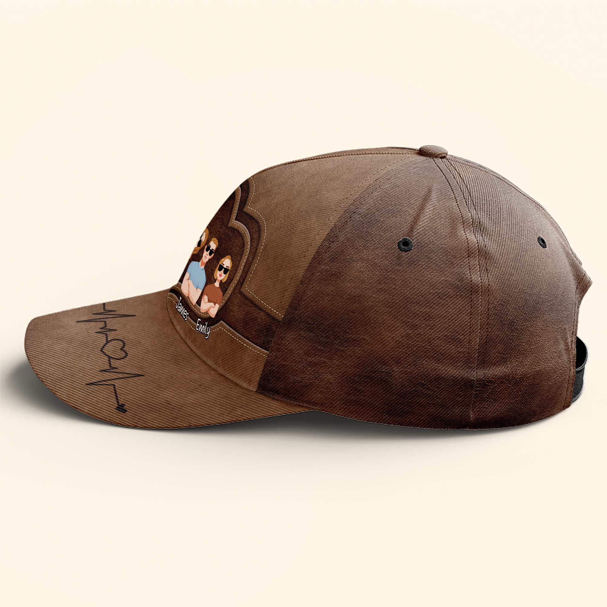 Best Dad Ever - Father's Day Gift Ideas From Daughter, Son - Personalized Classic Cap - Gift For Dad - Image 5