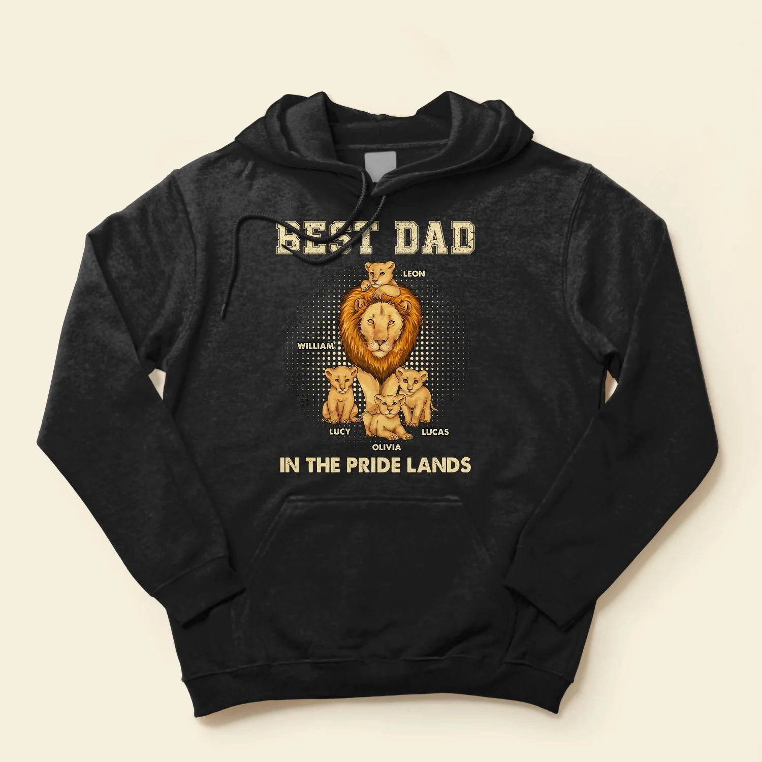 Best Dad In The Pride Lands - Personalized Shirt - Image 4