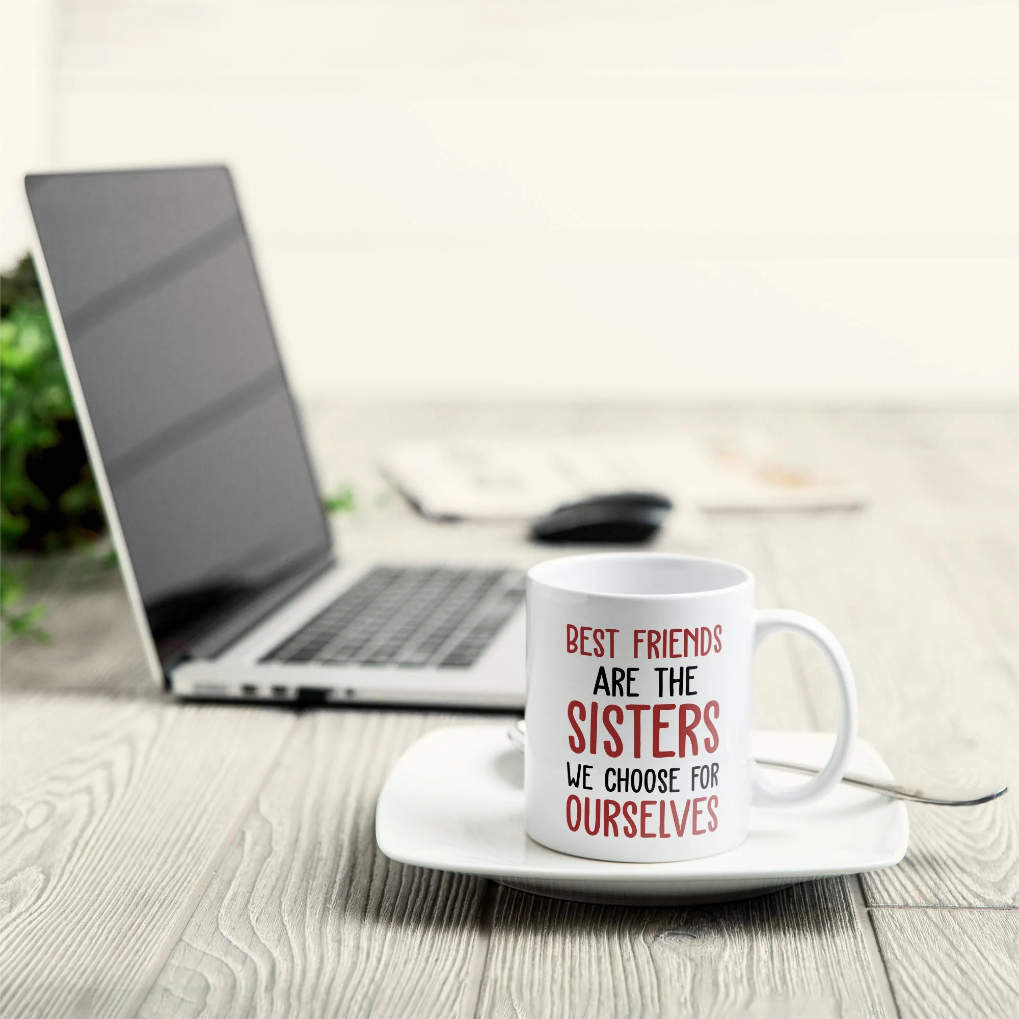 Best Friends Are The Sisters We Choose For Ourselves - Personalized Mug - Birthday, Christmas Gift For Her, Friends, BFF, Besties, Best Friends, Soul Sisters - Image 4