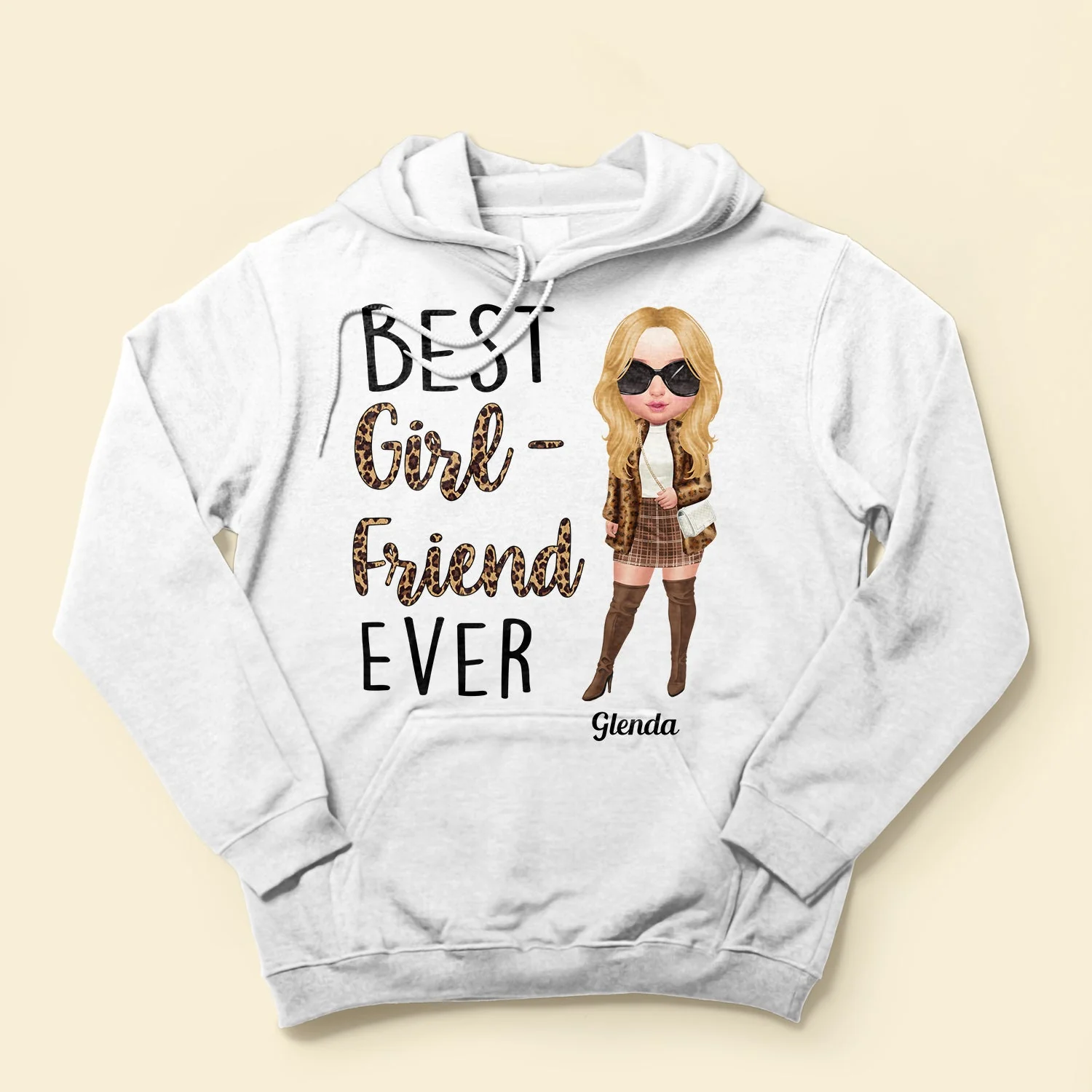 Best Girlfriend Ever - Personalized Shirt - Birthday, Anniversary, Valentine's Gift For Girlfriend, Lover, Honey - Fashion Woman - Image 4