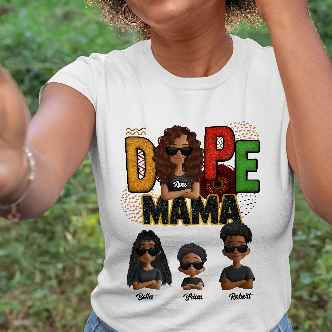 Best Mom Ever New Leopard Version - Personalized Shirt - Image 2
