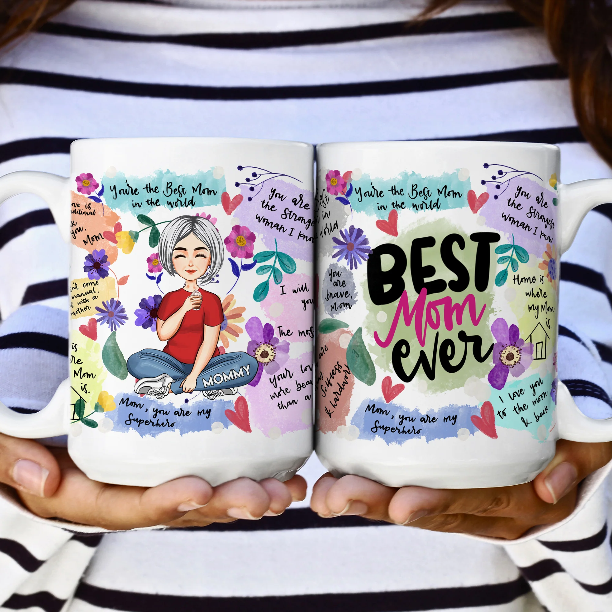 Best Mom Ever - New Version - Personalized Mug - Image 4