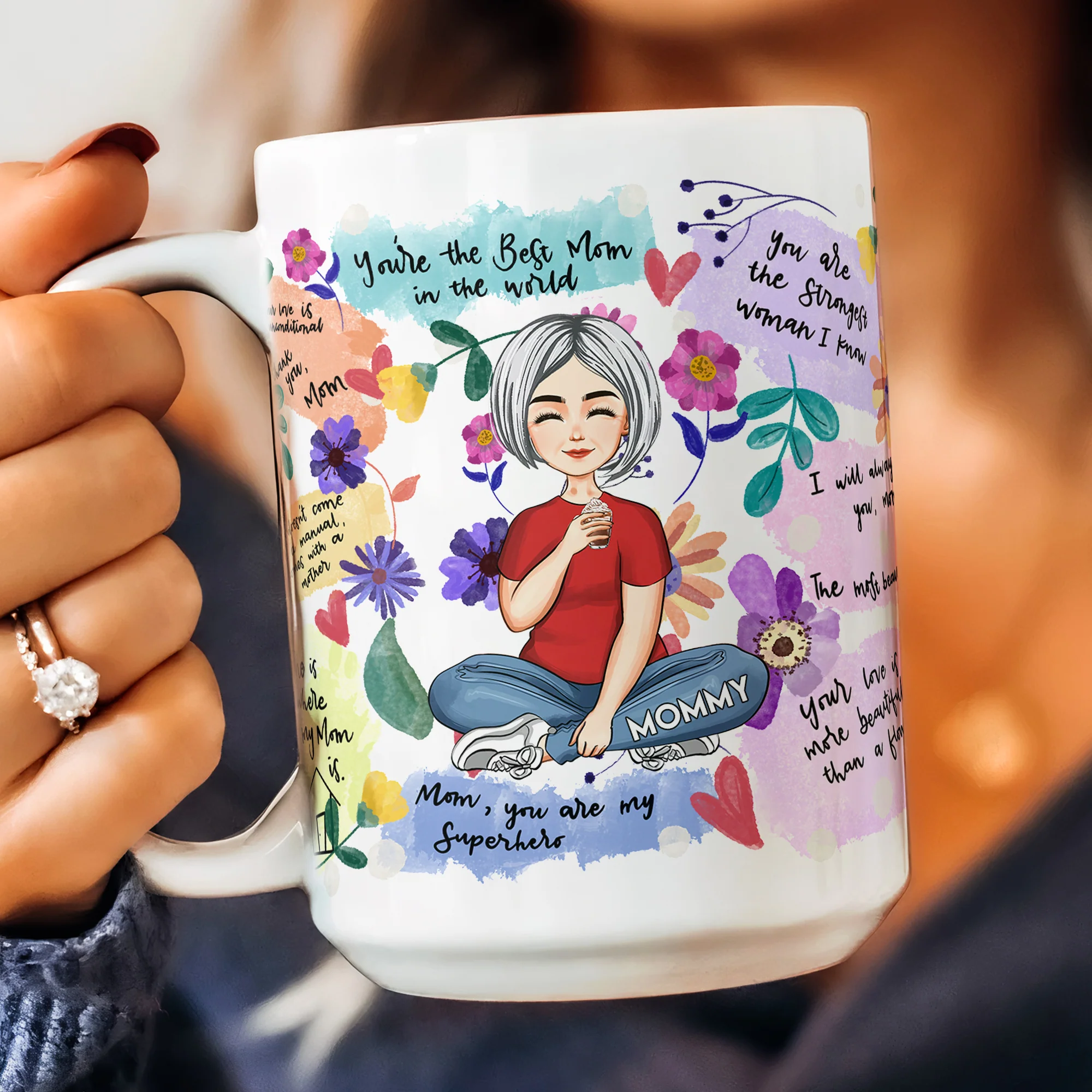 Best Mom Ever - New Version - Personalized Mug - Image 5