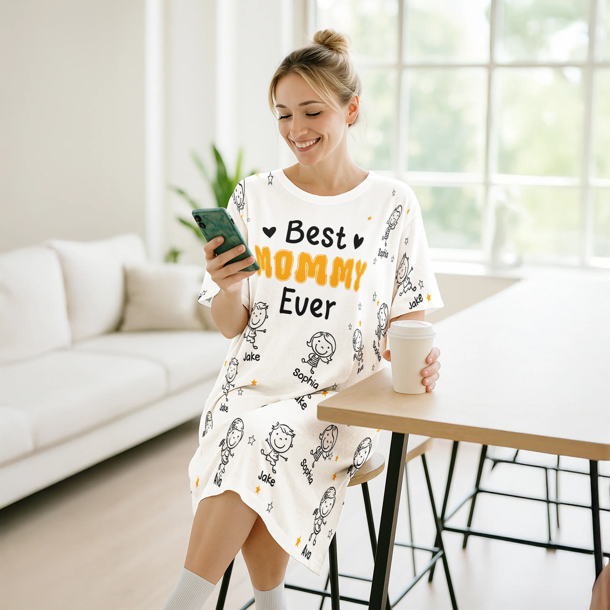 Best Mommy Ever - Personalized Pajamas - Image 5
