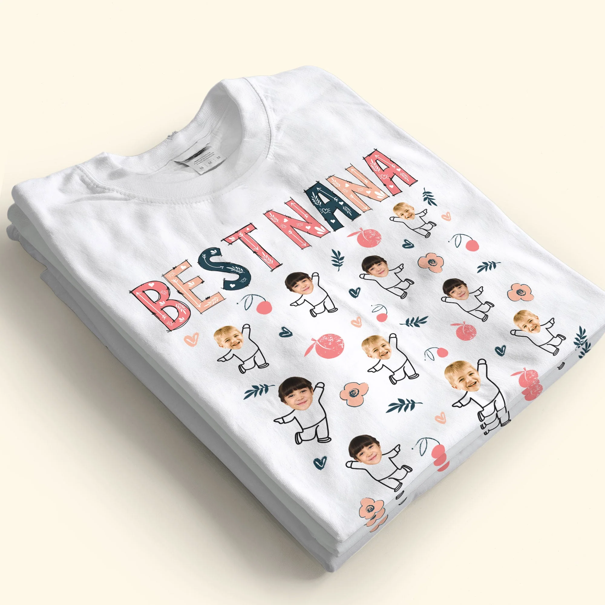 Best Nana - Personalized Photo Shirt - Image 5