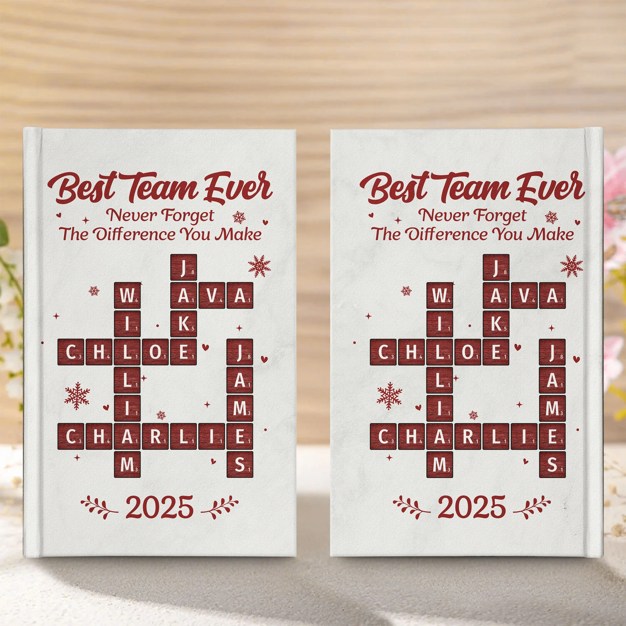 Best Team Ever - Personalized Hardcover Journal - Image 2
