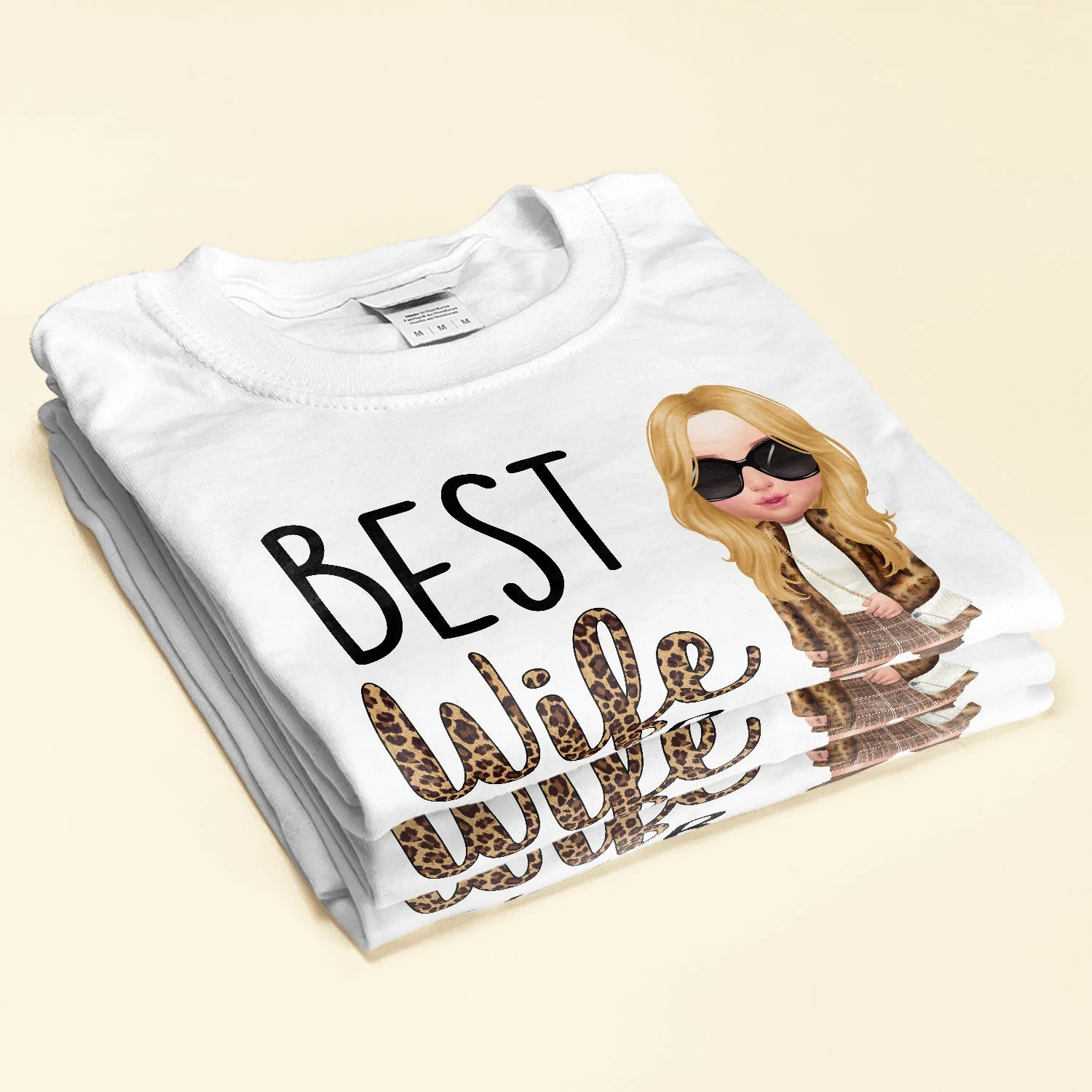 Best Wife Ever - Personalized Shirt - Birthday, Anniversary, Valentine's Gift For Wife, Wifey, Honey, Lover - Fashion Woman - Image 2