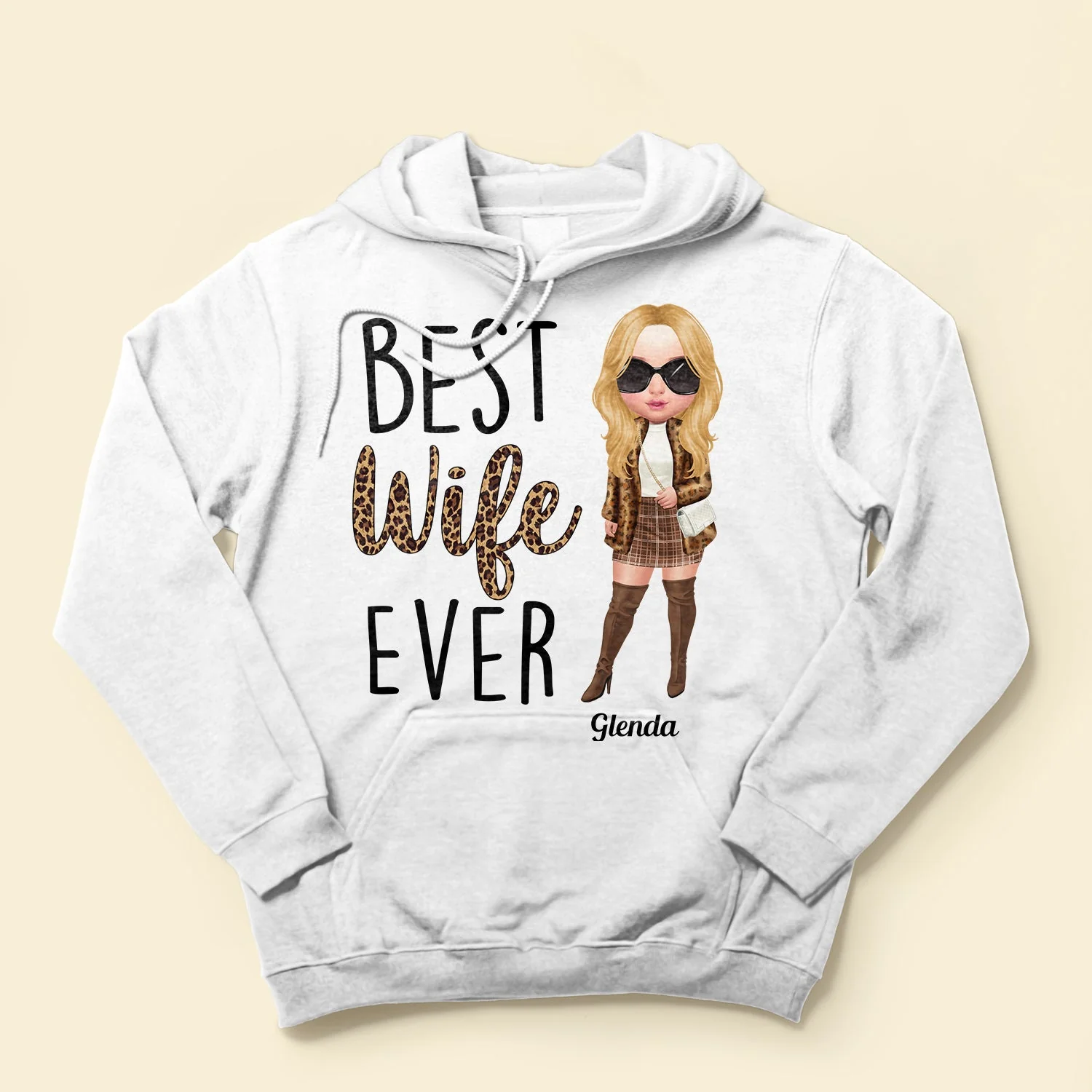 Best Wife Ever - Personalized Shirt - Birthday, Anniversary, Valentine's Gift For Wife, Wifey, Honey, Lover - Fashion Woman - Image 4