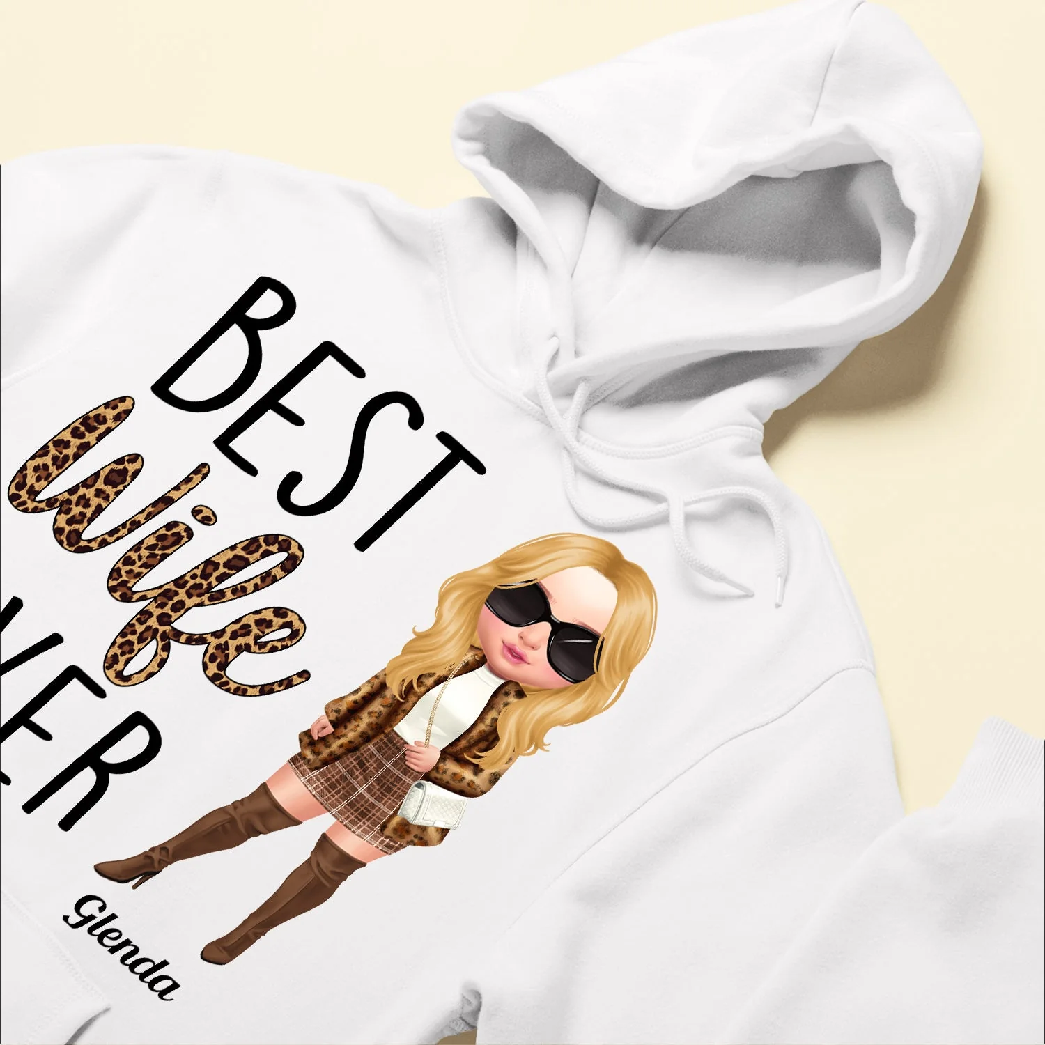 Best Wife Ever - Personalized Shirt - Birthday, Anniversary, Valentine's Gift For Wife, Wifey, Honey, Lover - Fashion Woman - Image 6