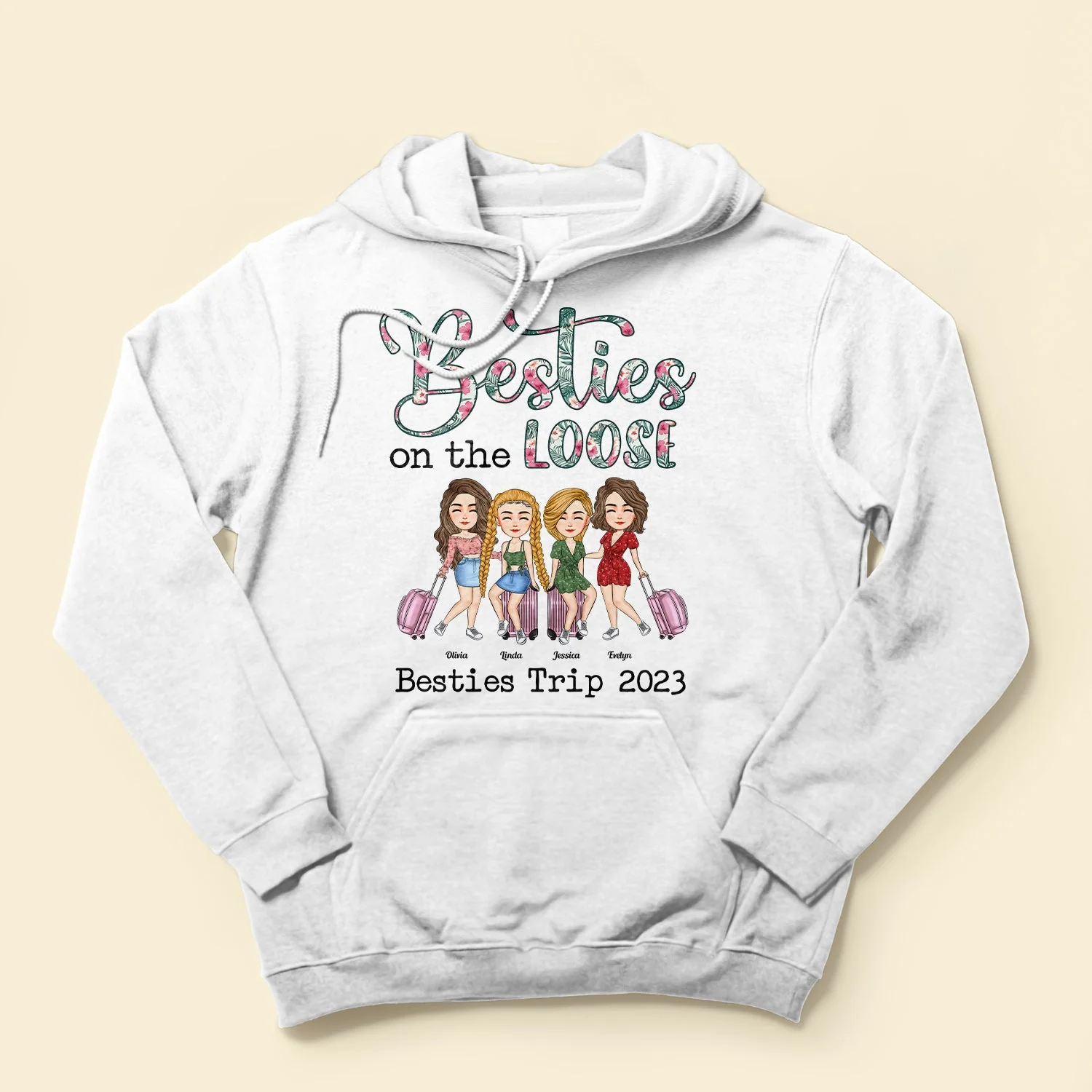 Besties On The Loose - Personalized Shirt - Image 4