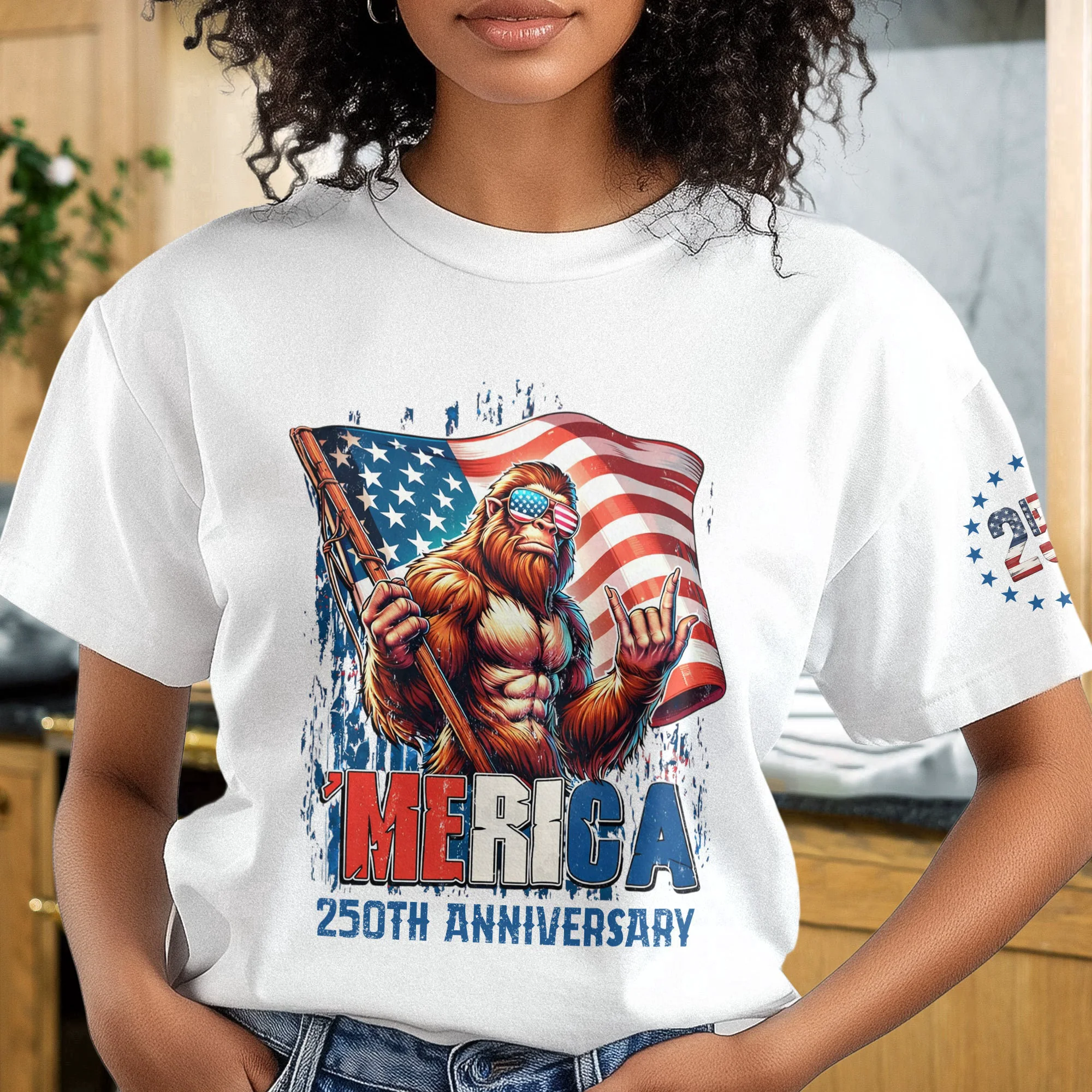 Bigfoot America 250th Anniversary - Shirt - Image 4
